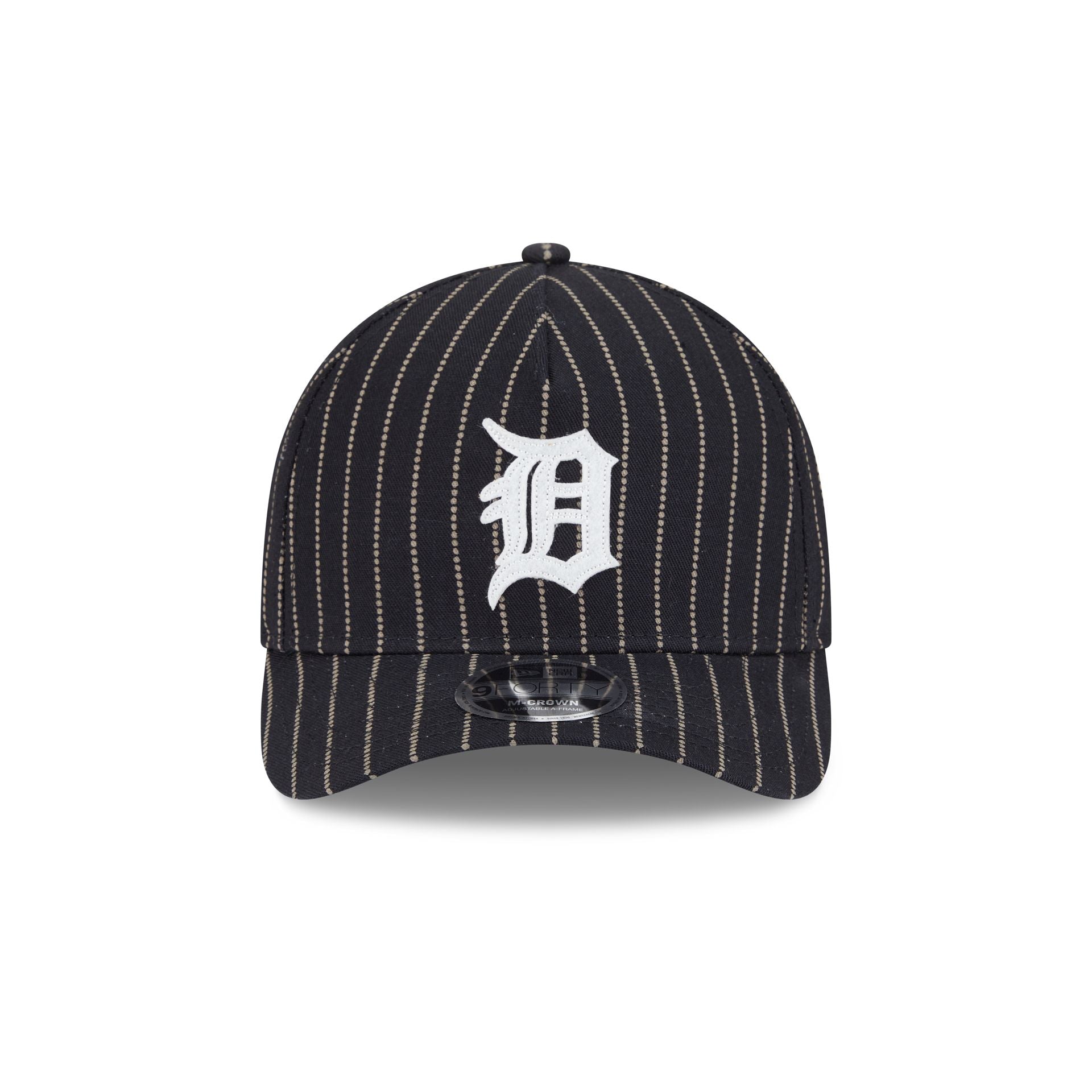 Alternative view of Detroit Tigers Dotted Pinstripe 9Forty M-Crown A-Frame Adjustable Hat