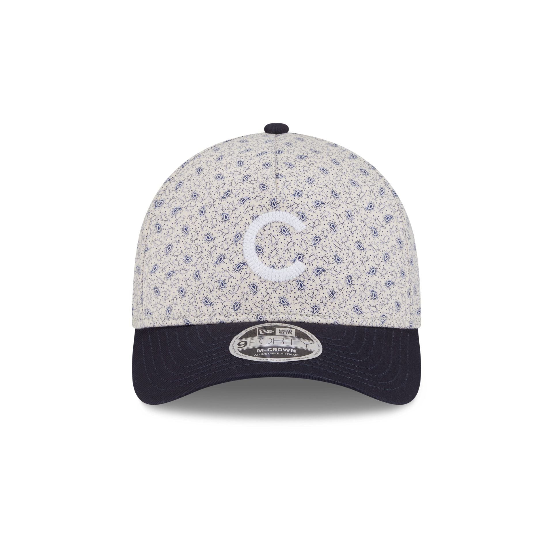 Alternative view of Chicago Cubs Micro Print 9Forty M-Crown A-Frame Adjustable Hat