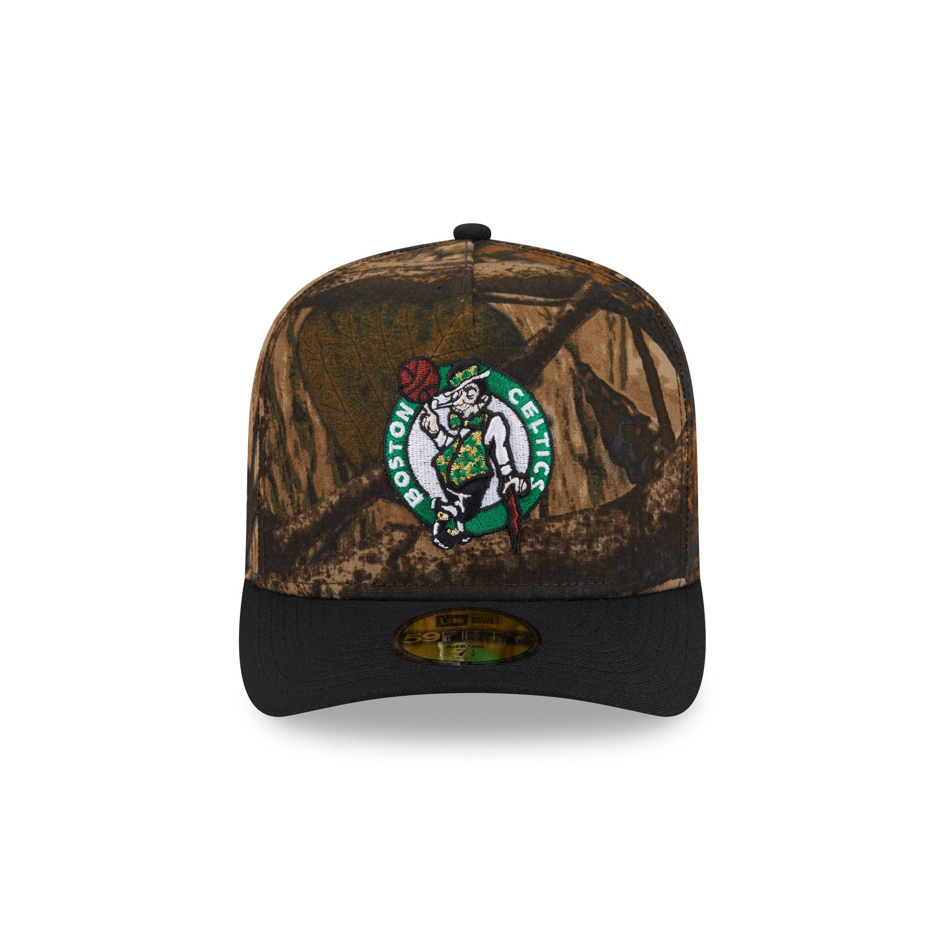 Alternative view of Boston Celtics Ripstop Camo 59Fifty A-Frame Fitted Hat