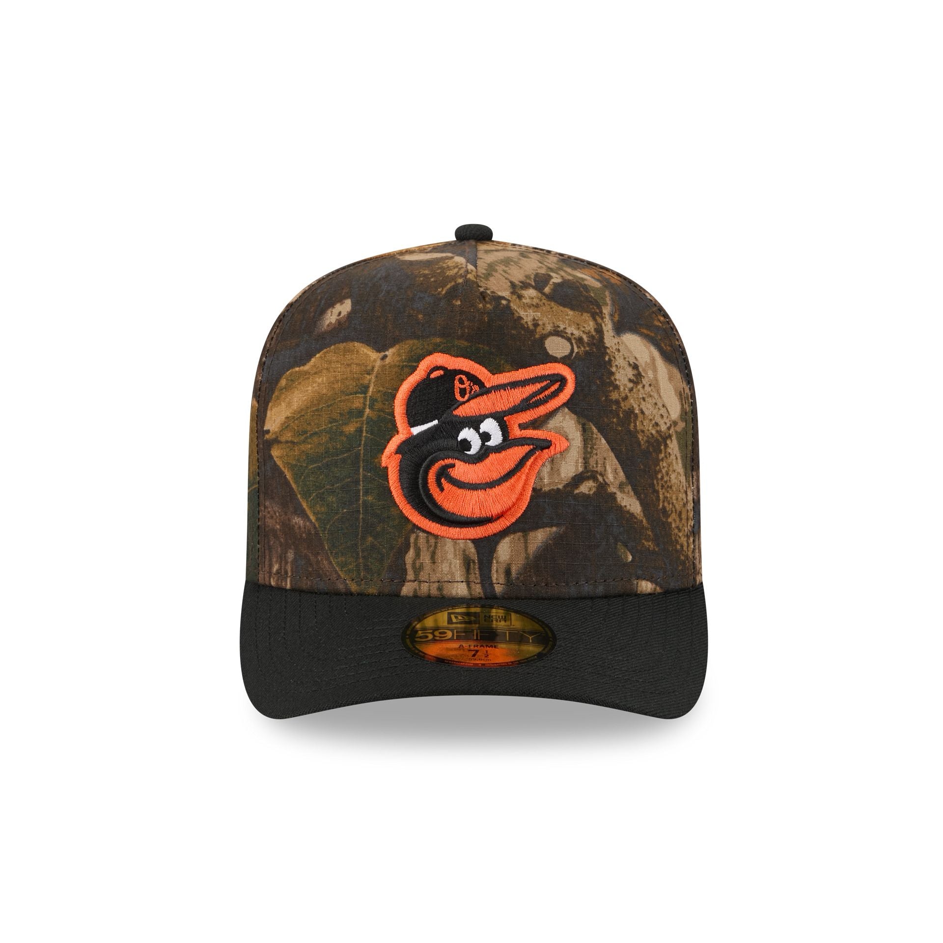 Alternative view of Baltimore Orioles Ripstop Camo 59Fifty A-Frame Fitted Hat