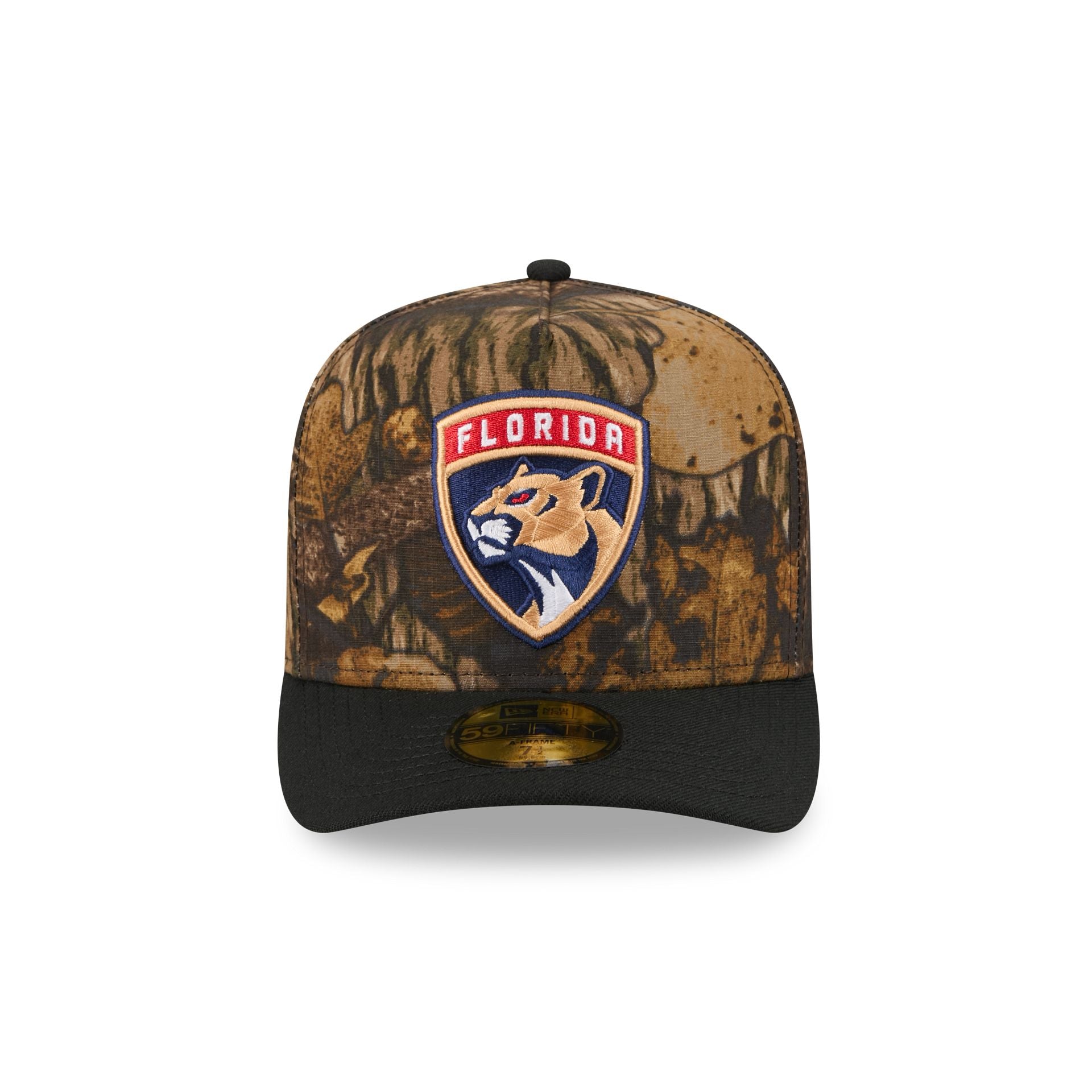 Alternative view of Florida Panthers Ripstop Camo 59Fifty A-Frame Fitted Hat
