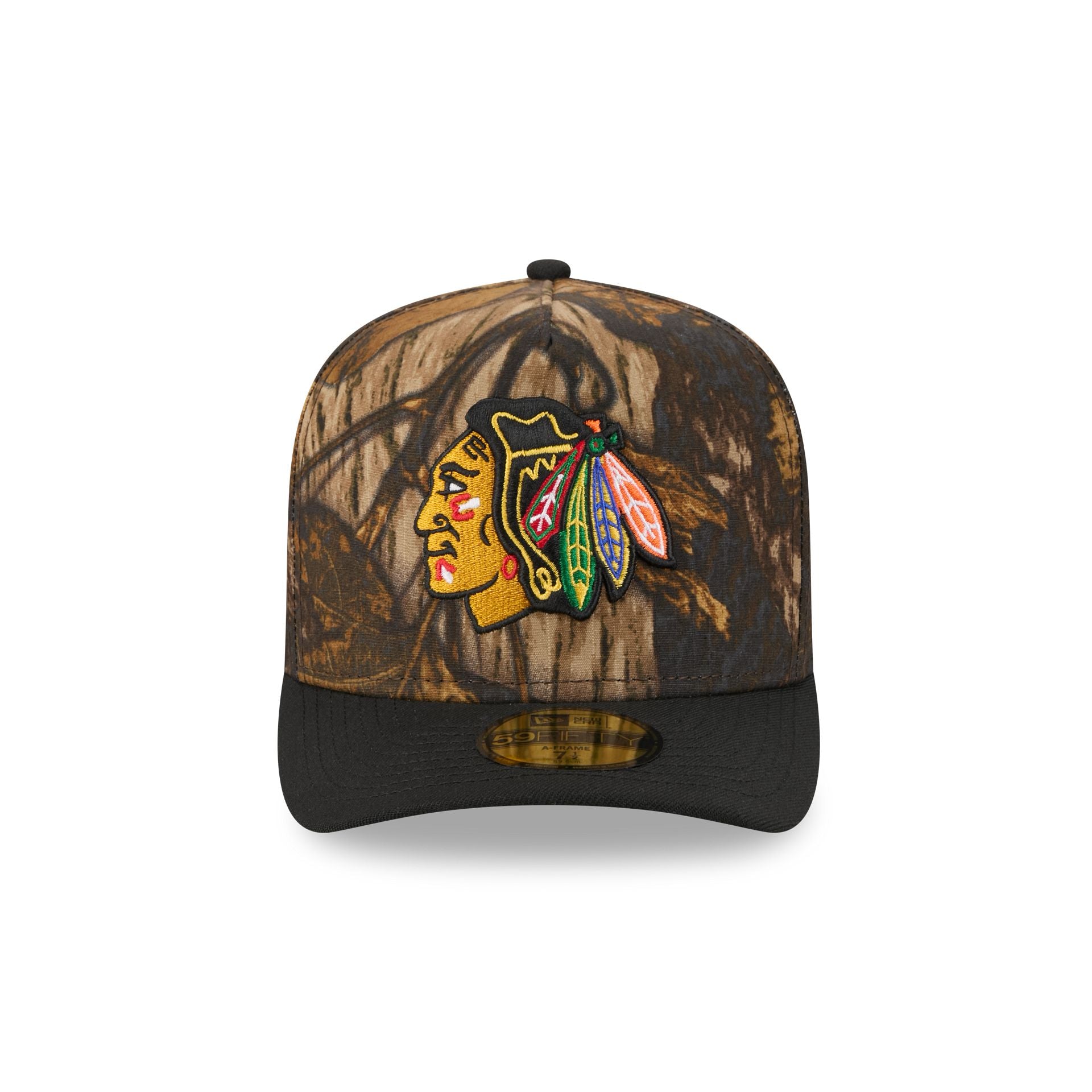 Alternative view of Chicago Blackhawks Ripstop Camo 59Fifty A-Frame Fitted Hat