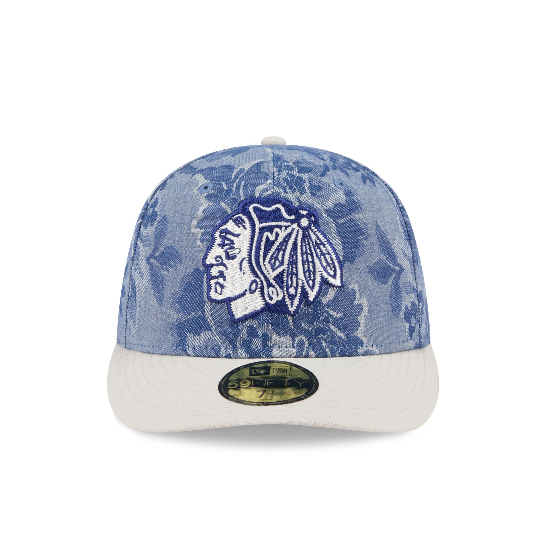 Alternative view of Chicago Blackhawks Two-Tone Denim 59Fifty Fitted Hat