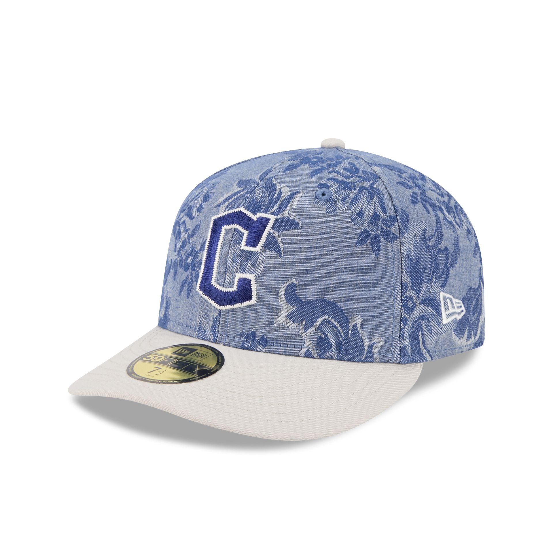 Cleveland Guardians Two-Tone Denim 59Fifty Fitted Hat