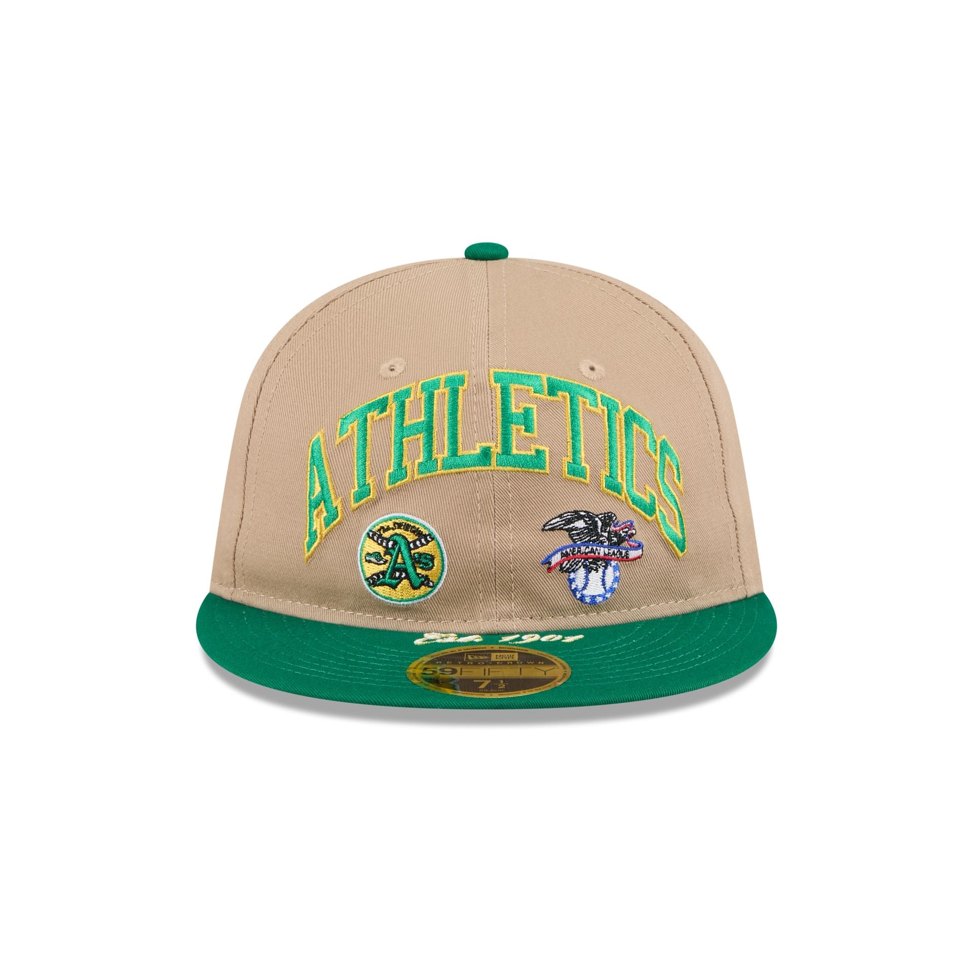 Alternative view of Athletics Camel Retro Crown 59Fifty Fitted Hat