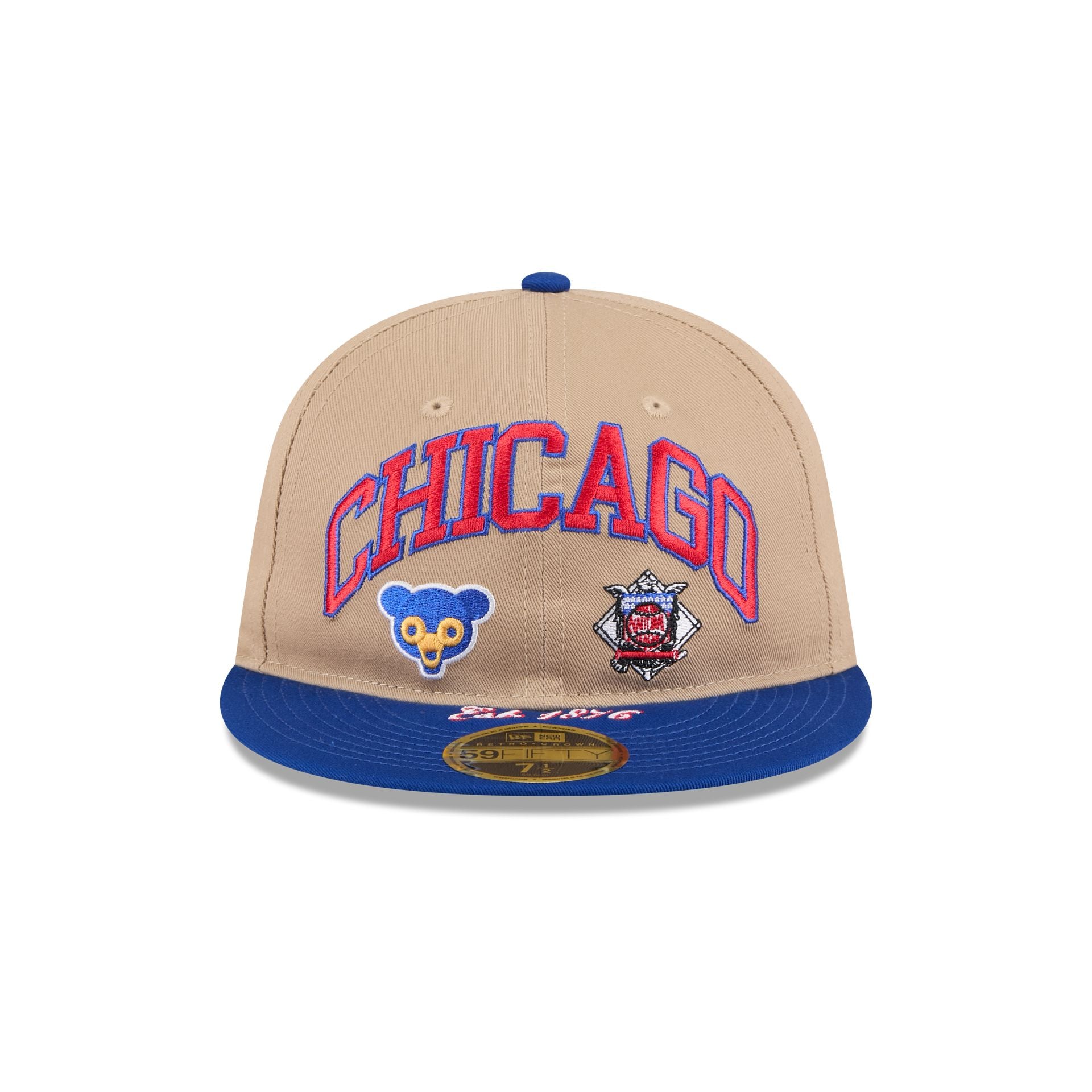 Alternative view of Chicago Cubs Camel Retro Crown 59Fifty Fitted Hat