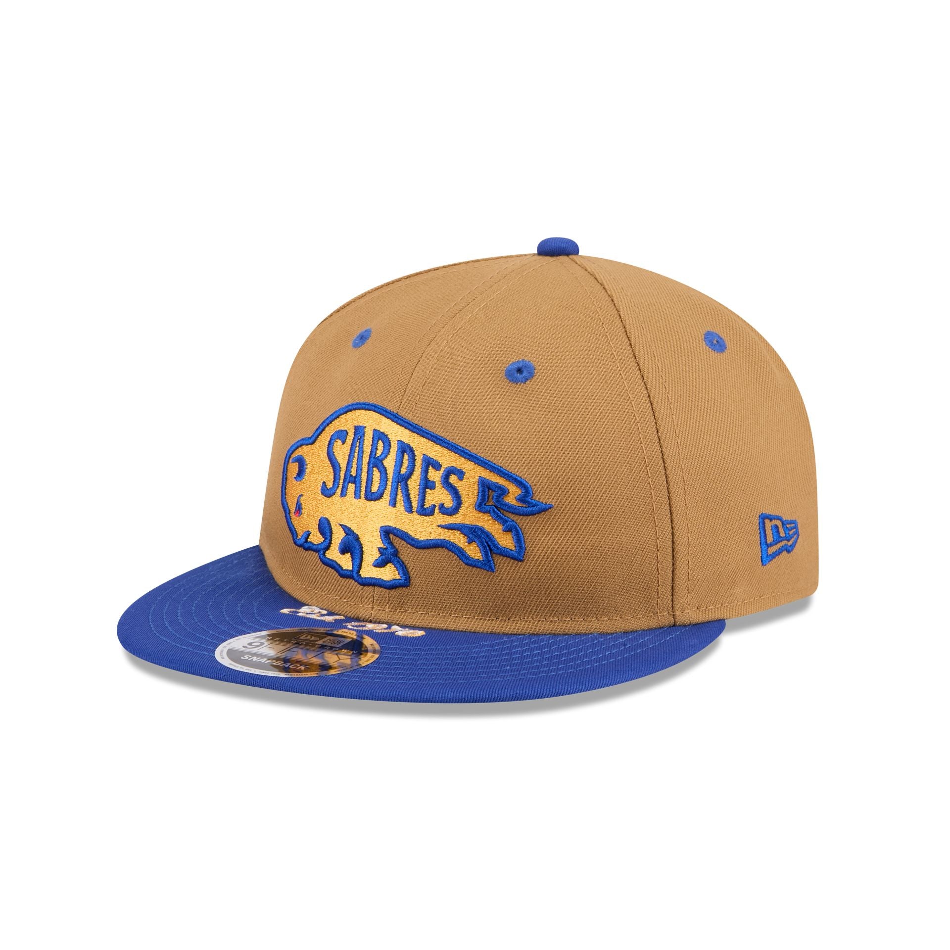 Buffalo Sabres Wheat Retro Crown 9Fifty Snapback Hat