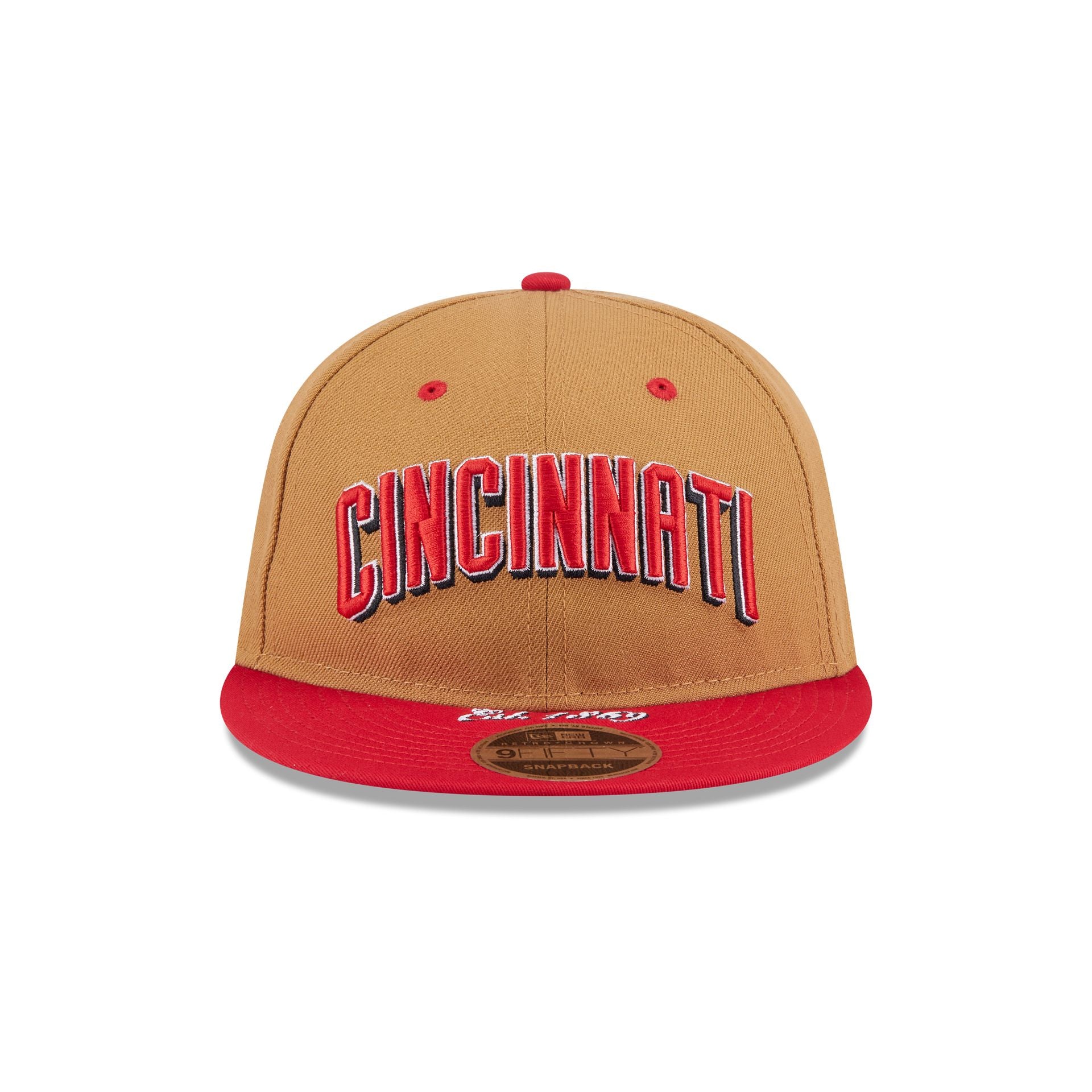 Alternative view of Cincinnati Reds Wheat Retro Crown 9Fifty Snapback Hat