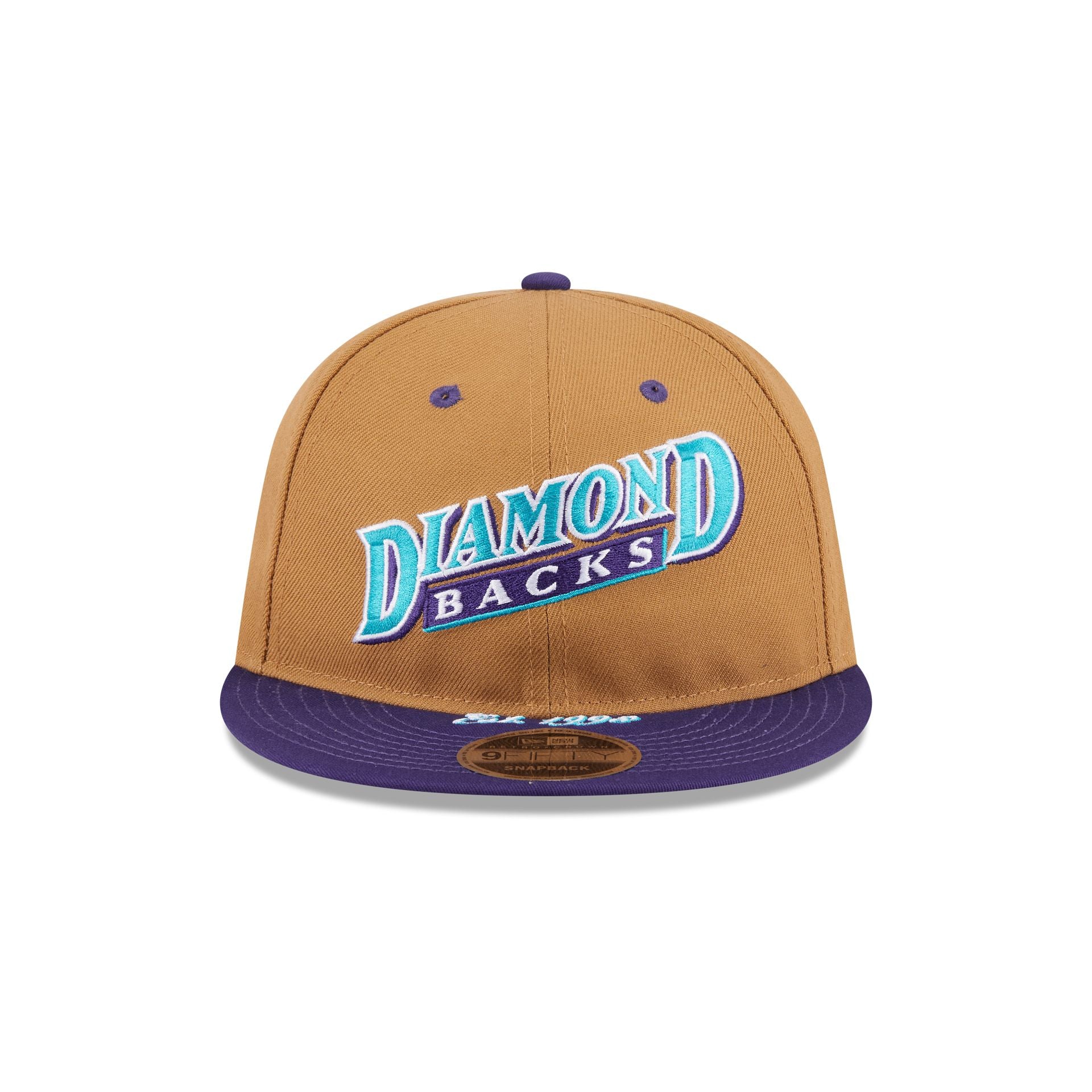 Alternative view of Arizona Diamondbacks Wheat Retro Crown 9Fifty Snapback Hat