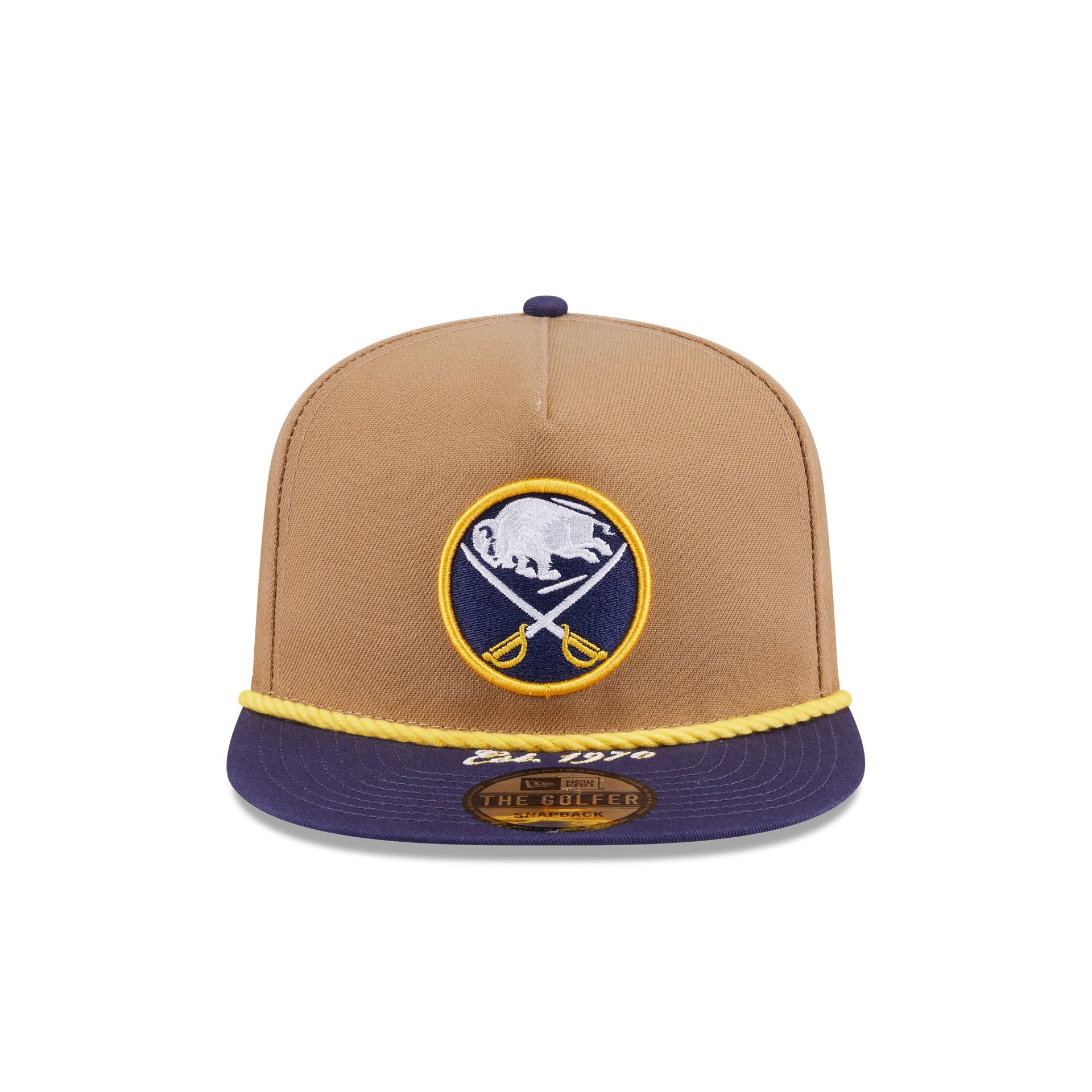 Alternative view of Buffalo Sabres Khaki Rope Golfer Hat