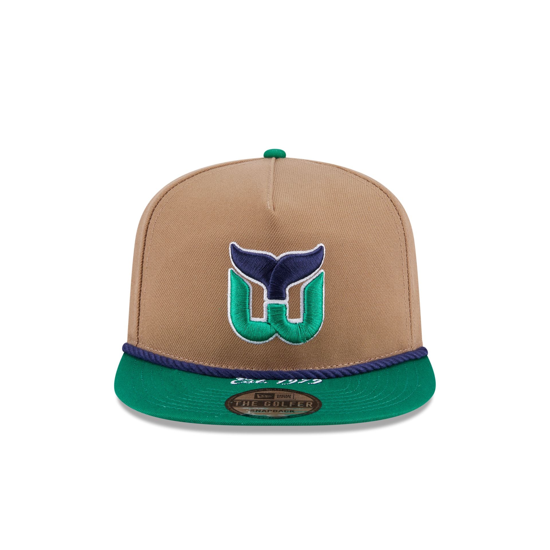 Alternative view of Hartford Whalers Khaki Rope Golfer Hat
