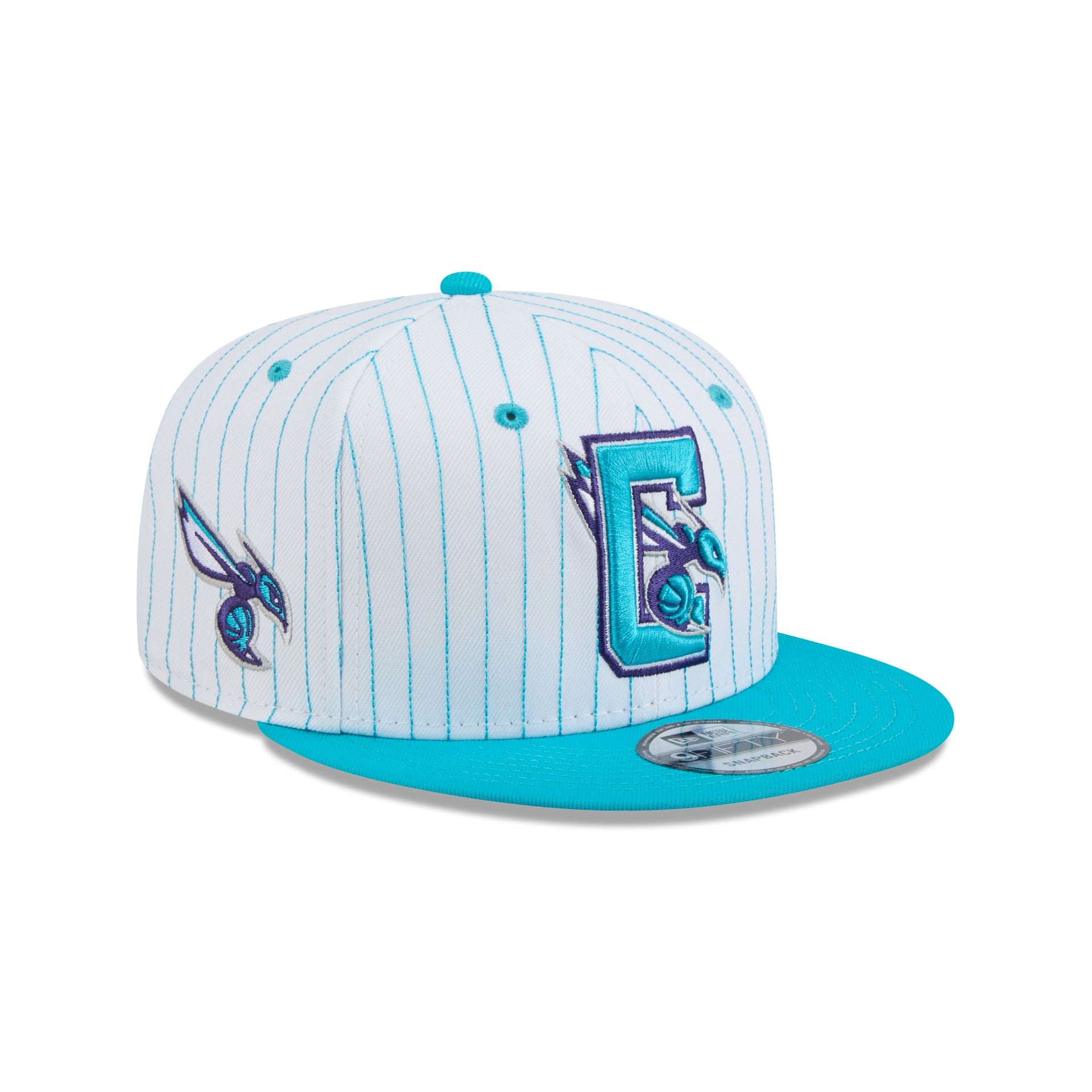 Charlotte Hornets Deceptor Pinstripe 9Fifty Snapback Hat