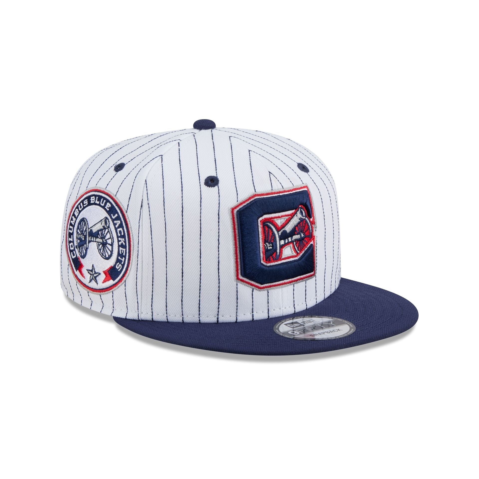 Columbus Blue Jackets Deceptor Pinstripe 9Fifty Snapback Hat