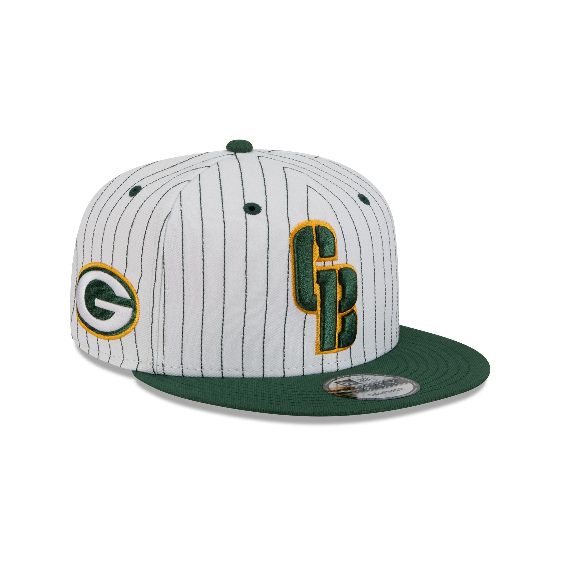 Green Bay Packers Deceptor Pinstripe 9Fifty Snapback Hat