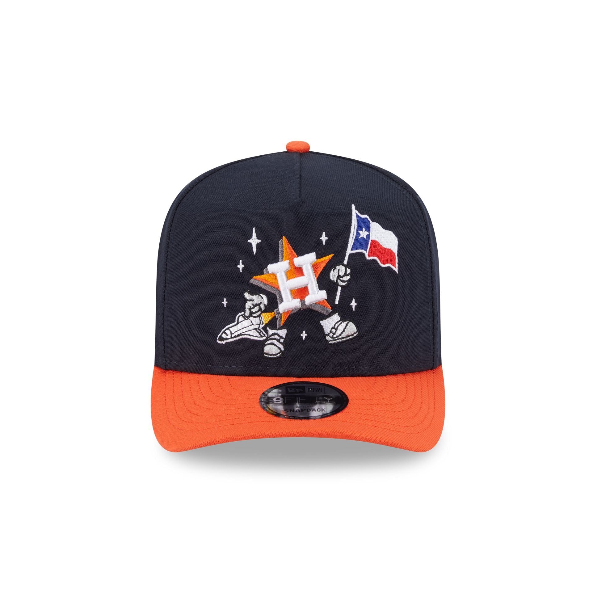 Alternative view of Houston Astros Cartoon 9Fifty A-Frame Snapback Hat