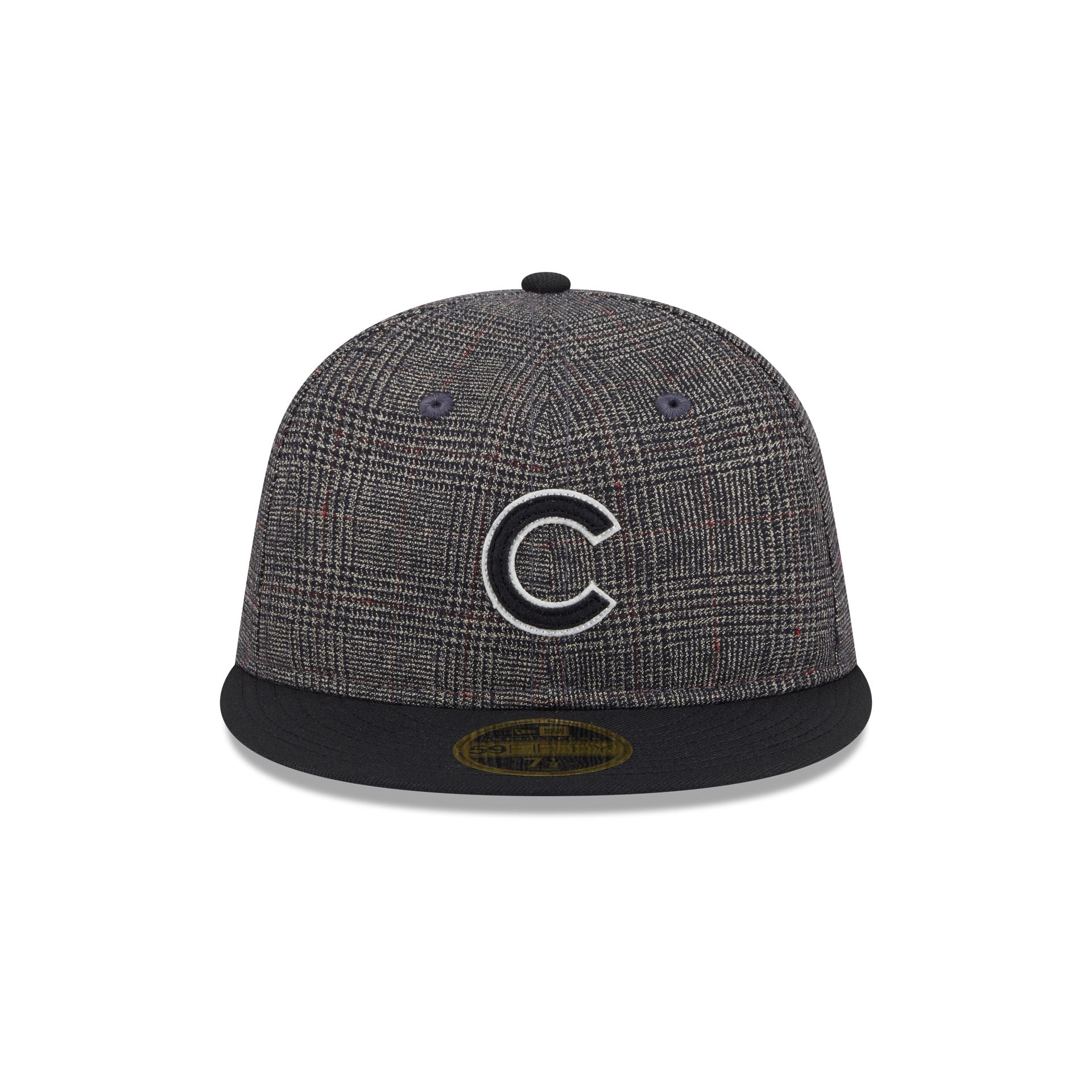 Alternative view of Chicago Cubs Plaid Retro Crown 59Fifty Fitted Hat