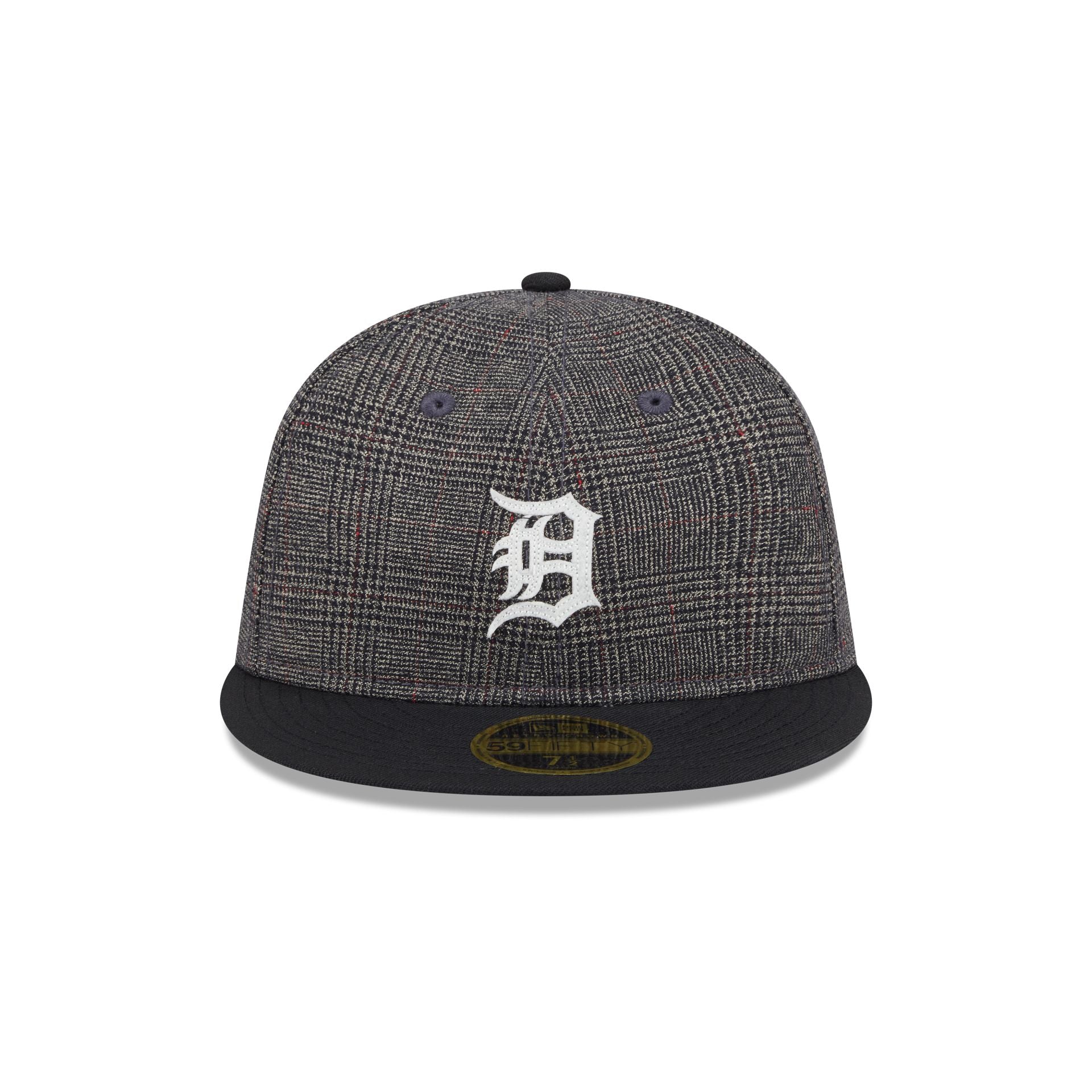 Alternative view of Detroit Tigers Plaid Retro Crown 59Fifty Fitted Hat