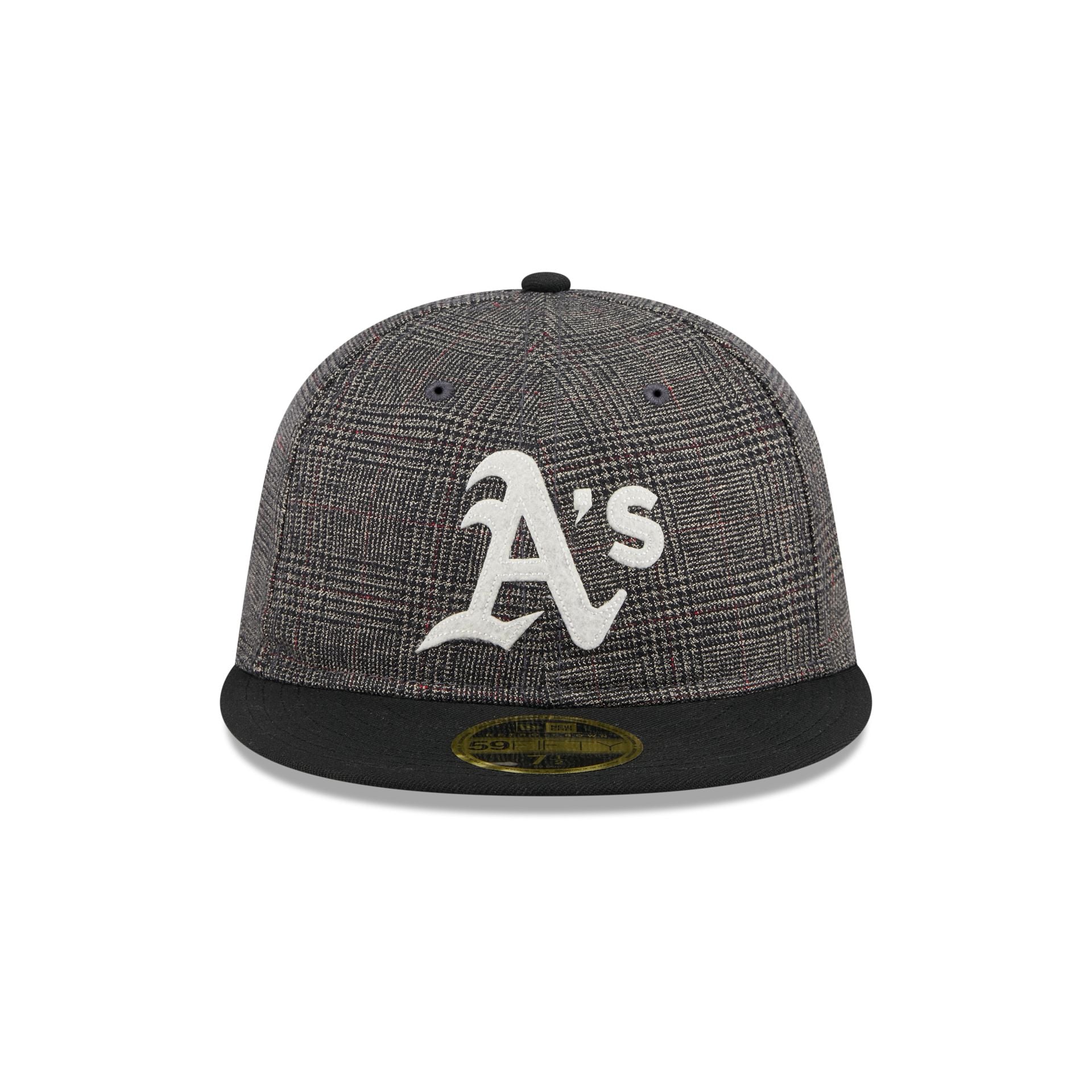 Alternative view of Athletics Plaid Retro Crown 59Fifty Fitted Hat