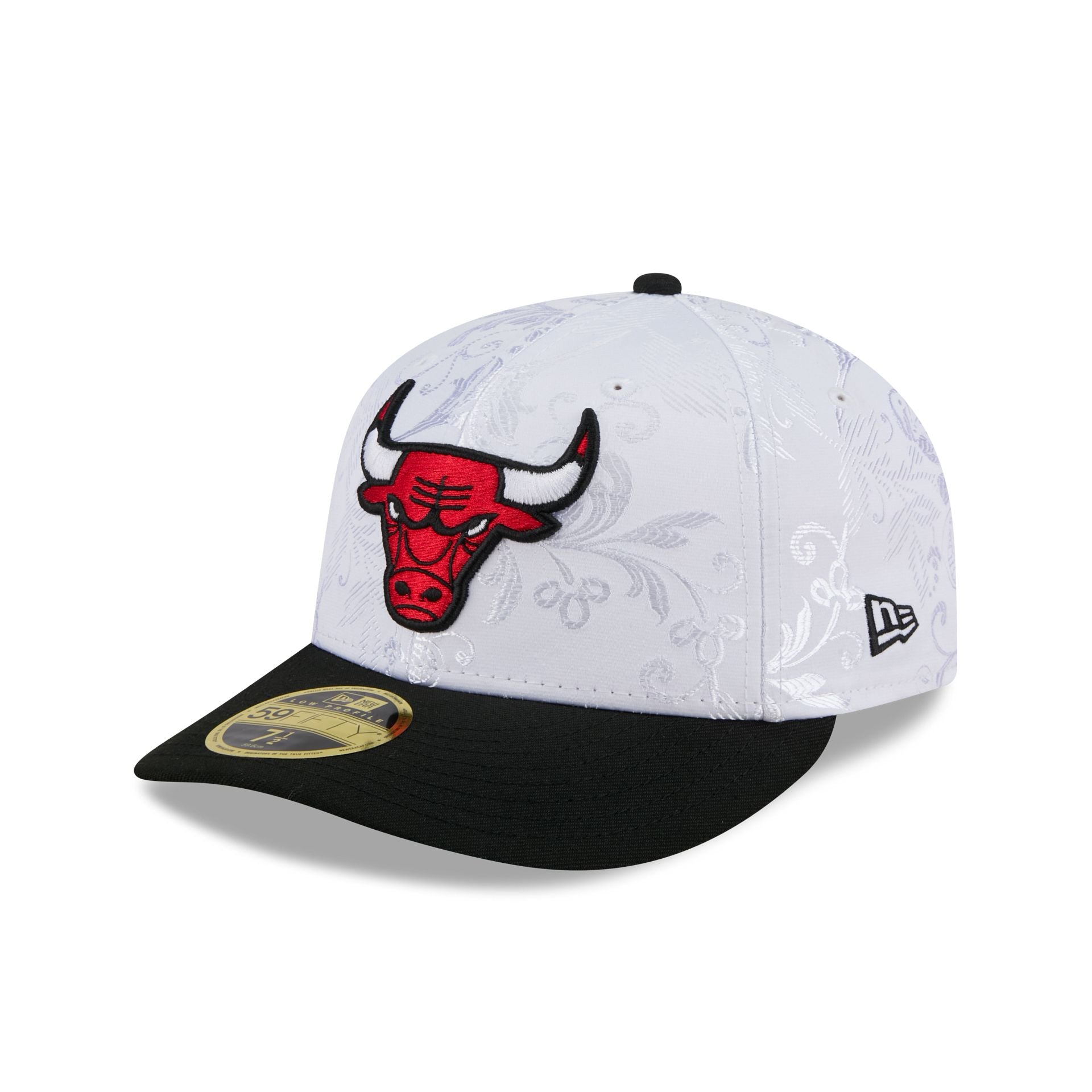 Chicago Bulls Floral Shine Low Profile 59Fifty Fitted Hat