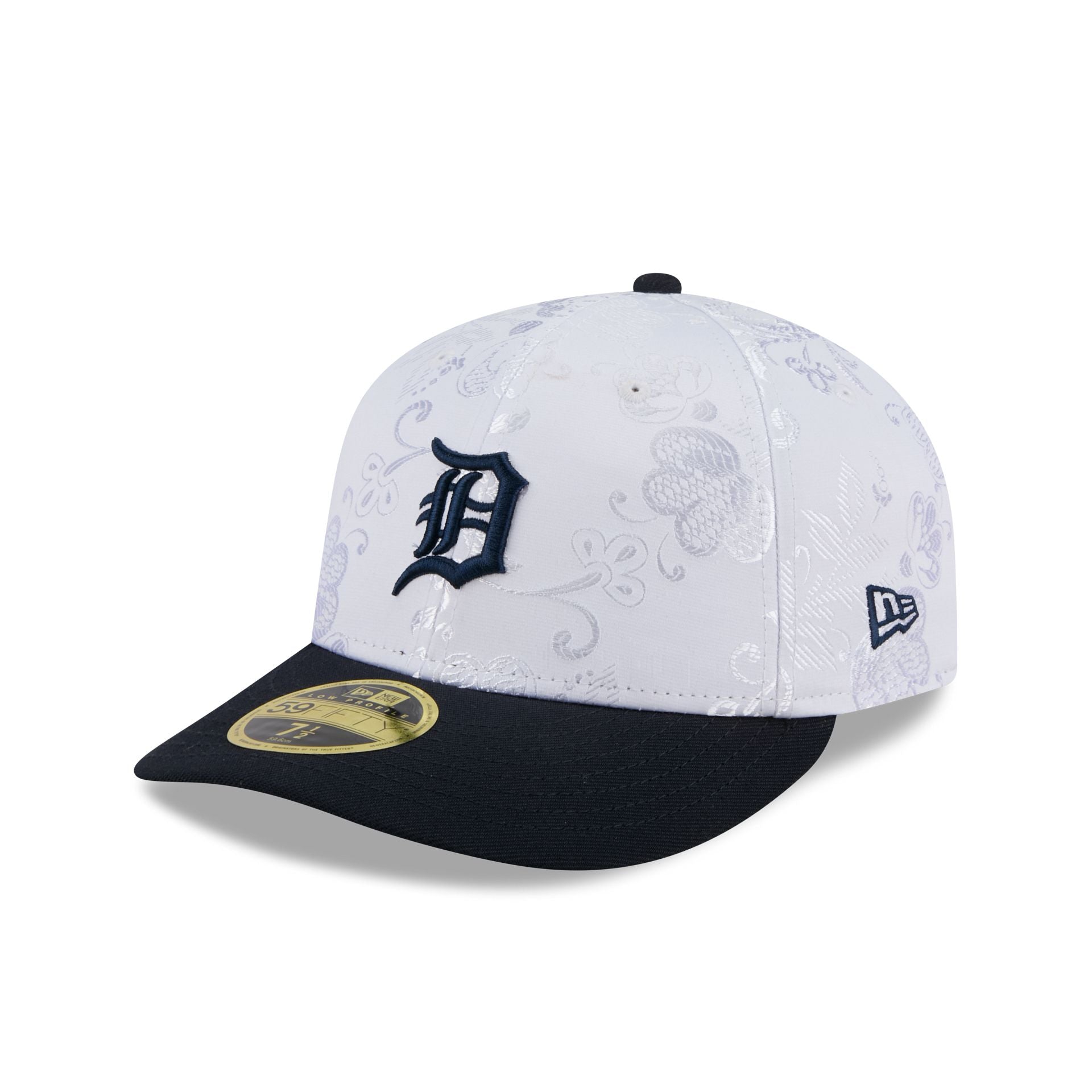 Detroit Tigers Floral Shine Low Profile 59Fifty Fitted Hat