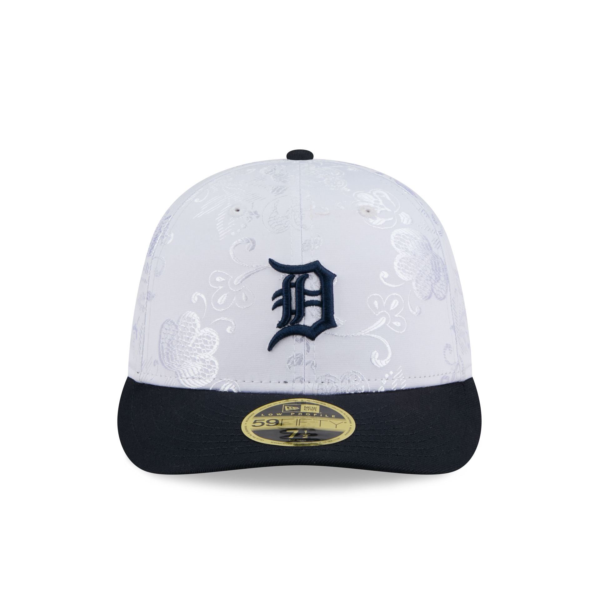 Alternative view of Detroit Tigers Floral Shine Low Profile 59Fifty Fitted Hat