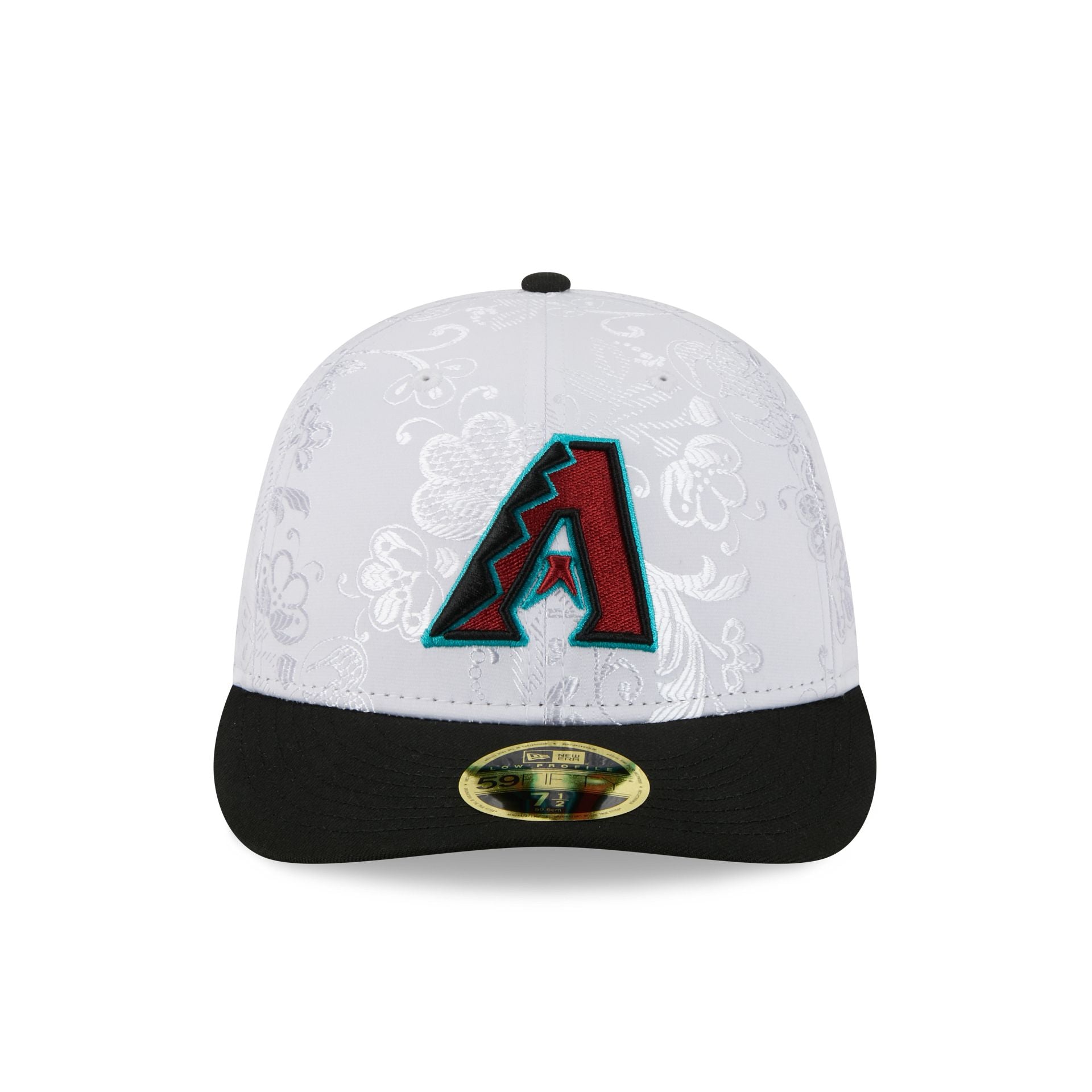 Alternative view of Arizona Diamondbacks Floral Shine Low Profile 59Fifty Fitted Hat