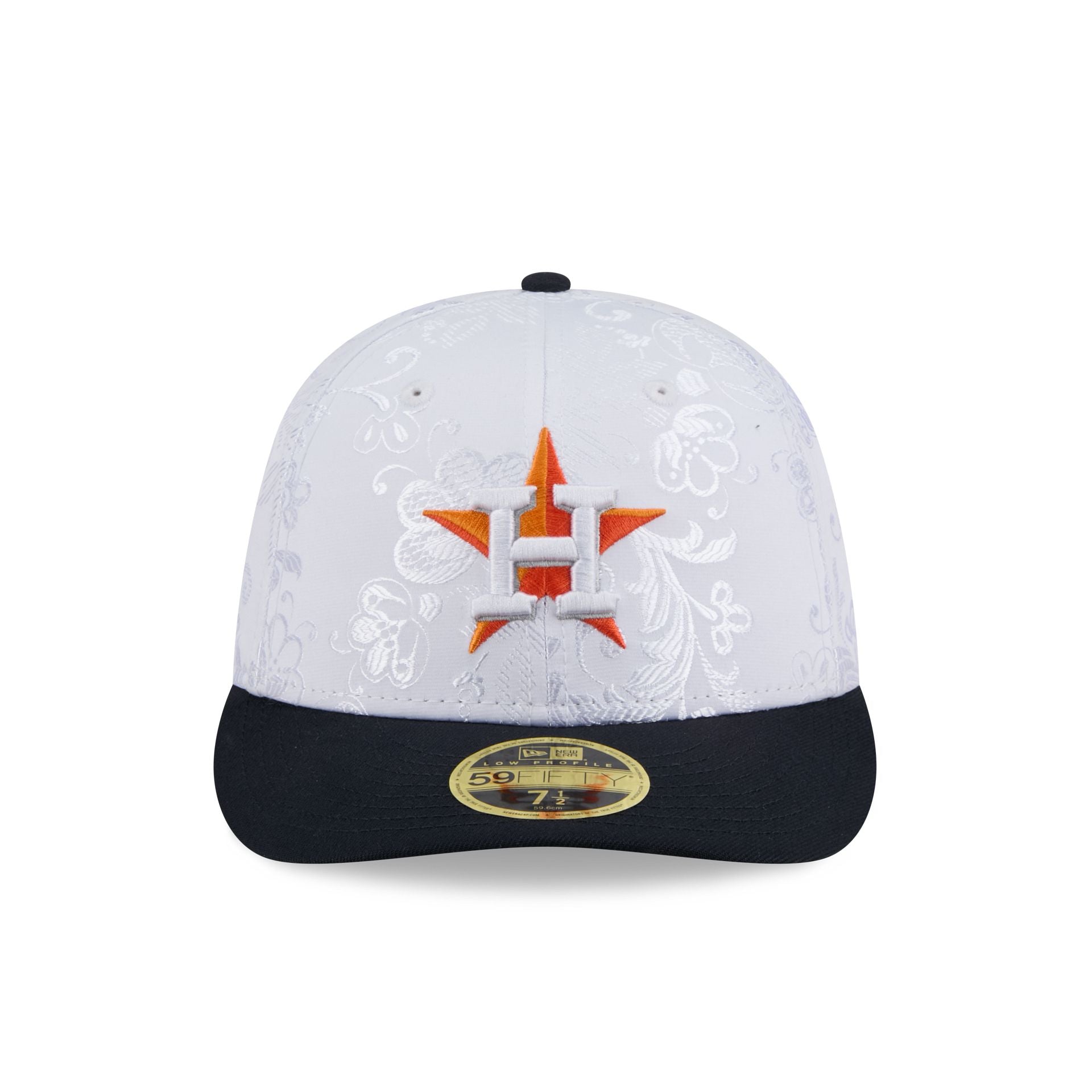 Alternative view of Houston Astros Floral Shine Low Profile 59Fifty Fitted Hat