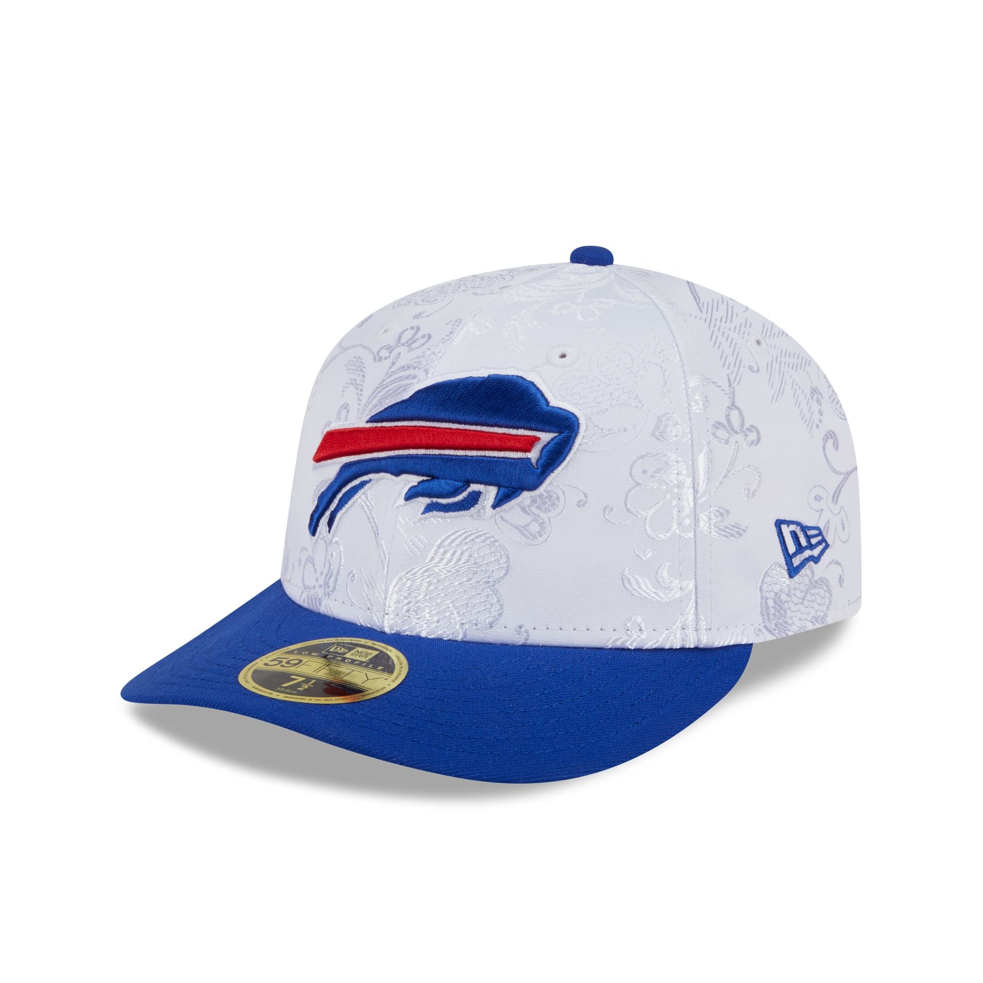 Buffalo Bills Floral Shine Low Profile 59Fifty Fitted Hat