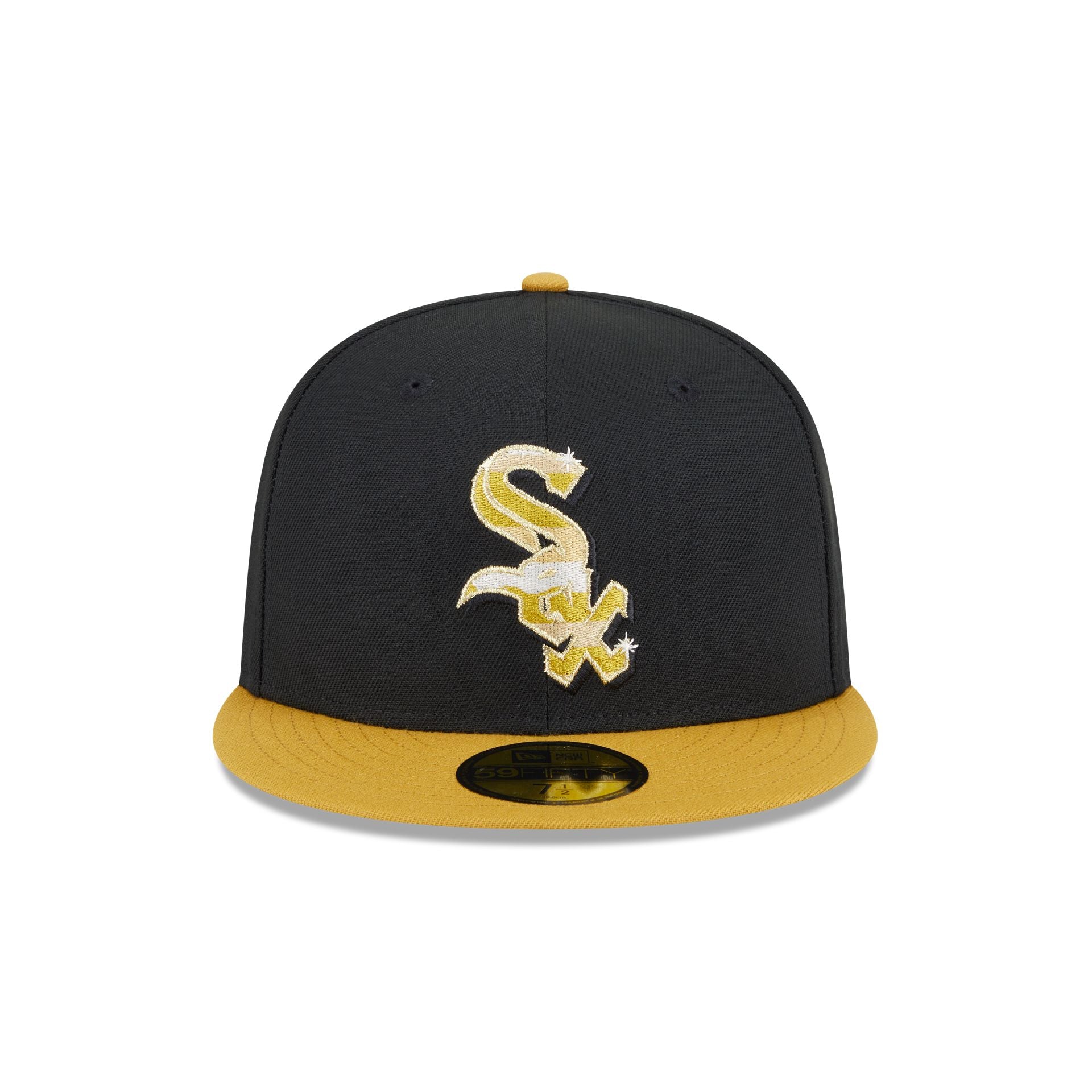 Alternative view of Chicago White Sox Metallic Gold Logo 59Fifty Fitted Hat