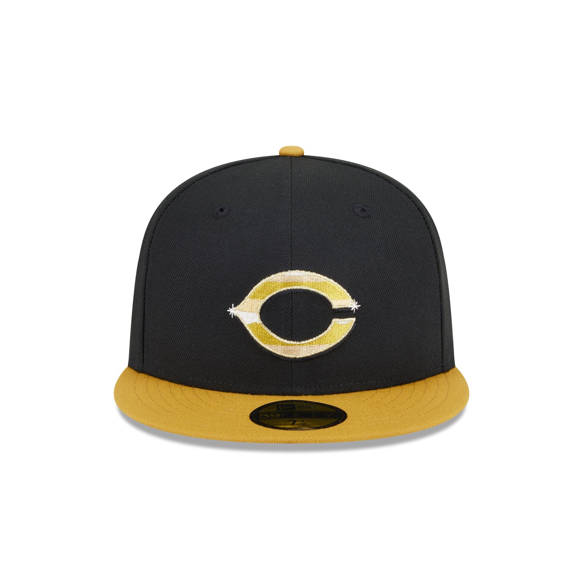 Alternative view of Cincinnati Reds Metallic Gold Logo 59Fifty Fitted Hat