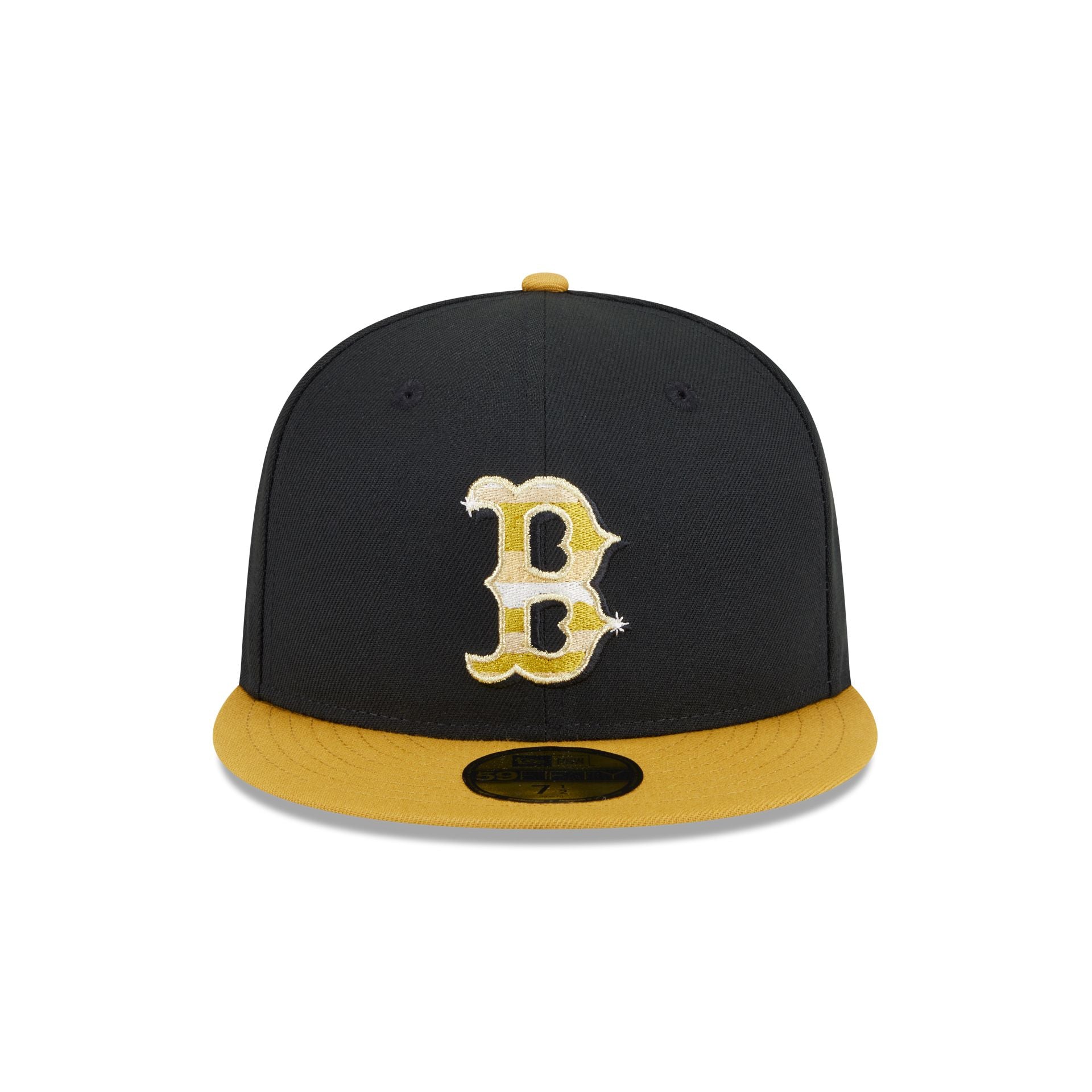 Alternative view of Boston Red Sox Metallic Gold Logo 59Fifty Fitted Hat