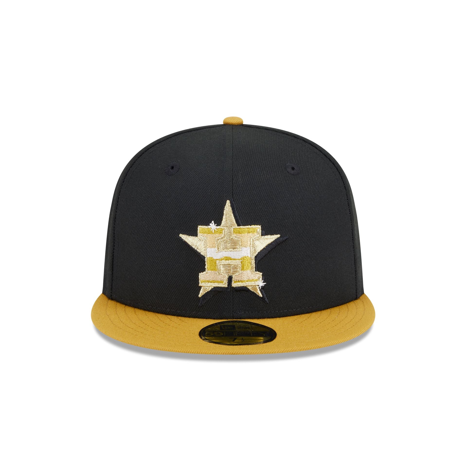 Alternative view of Houston Astros Metallic Gold Logo 59Fifty Fitted Hat