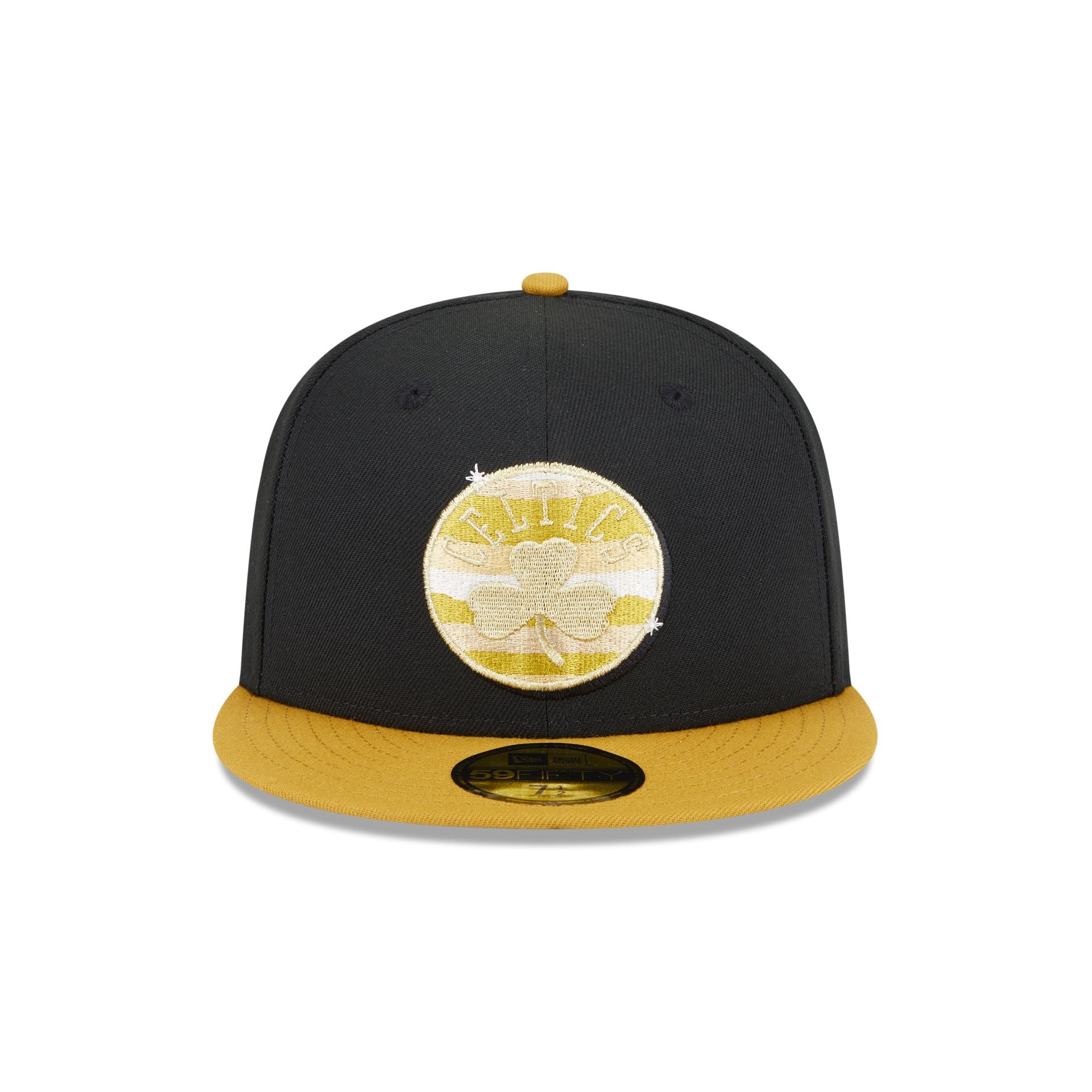 Alternative view of Boston Celtics Metallic Gold Logo 59Fifty Fitted Hat