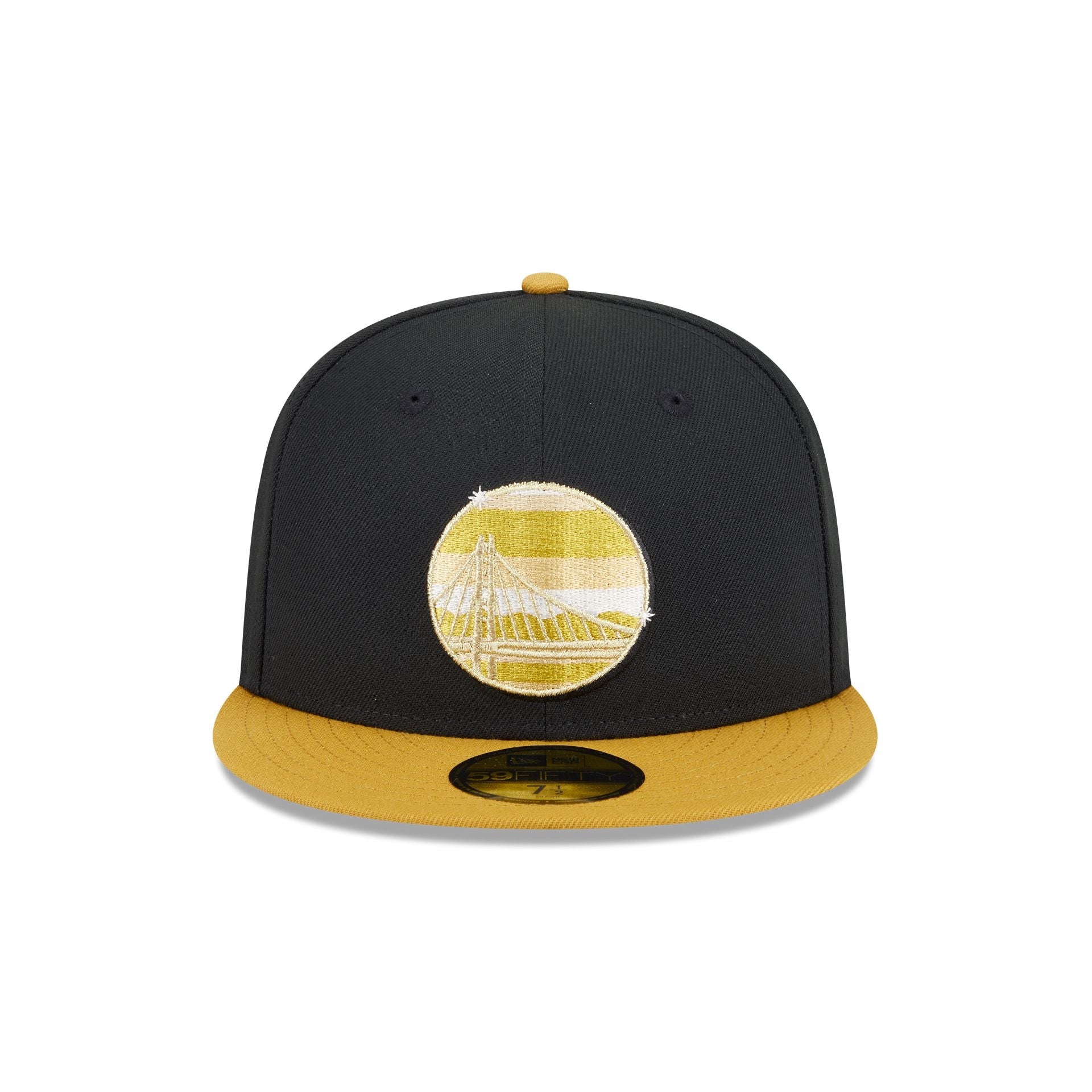 Alternative view of Golden State Warriors Metallic Gold Logo 59Fifty Fitted Hat