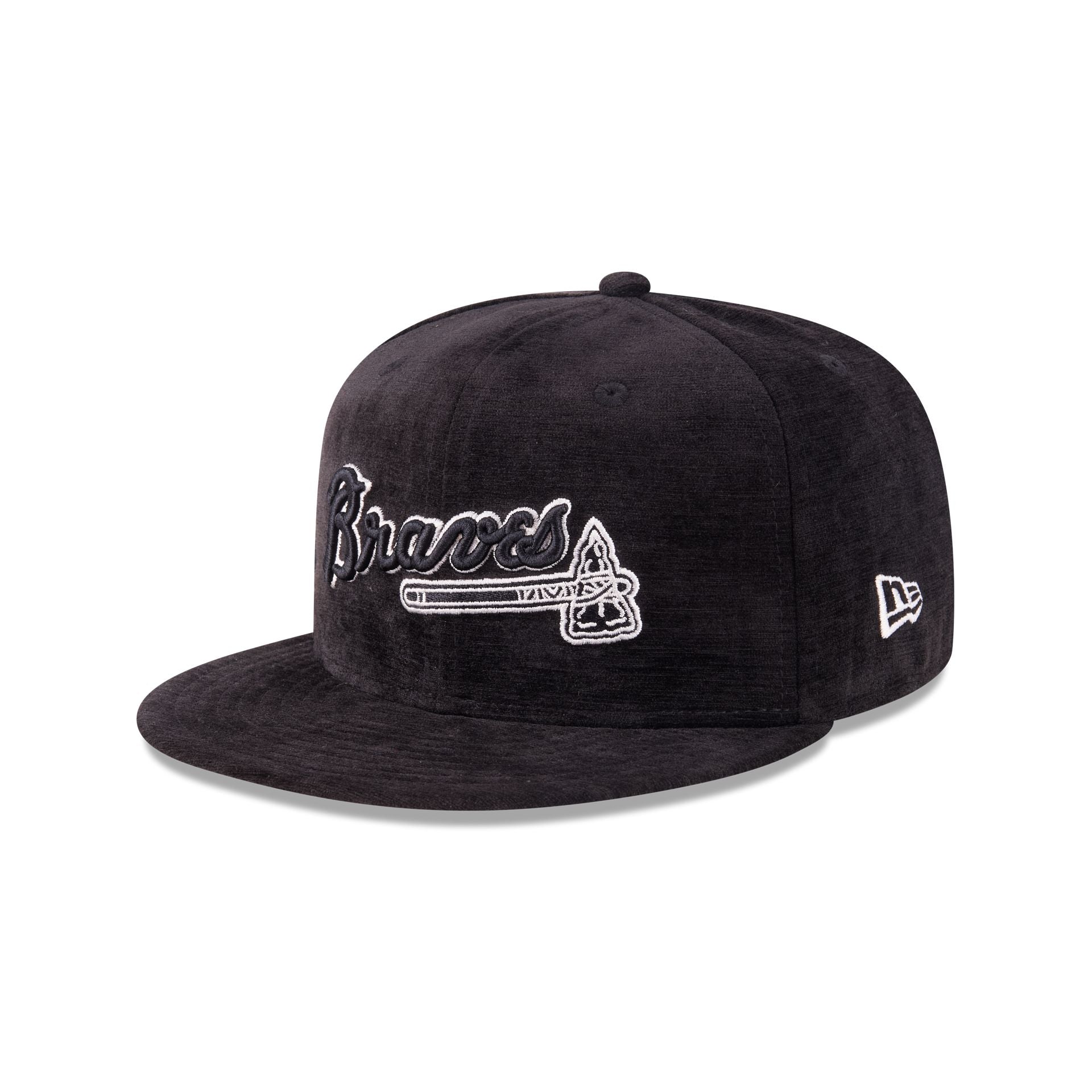Atlanta Braves Black Velvet 59Fifty Fitted Hat
