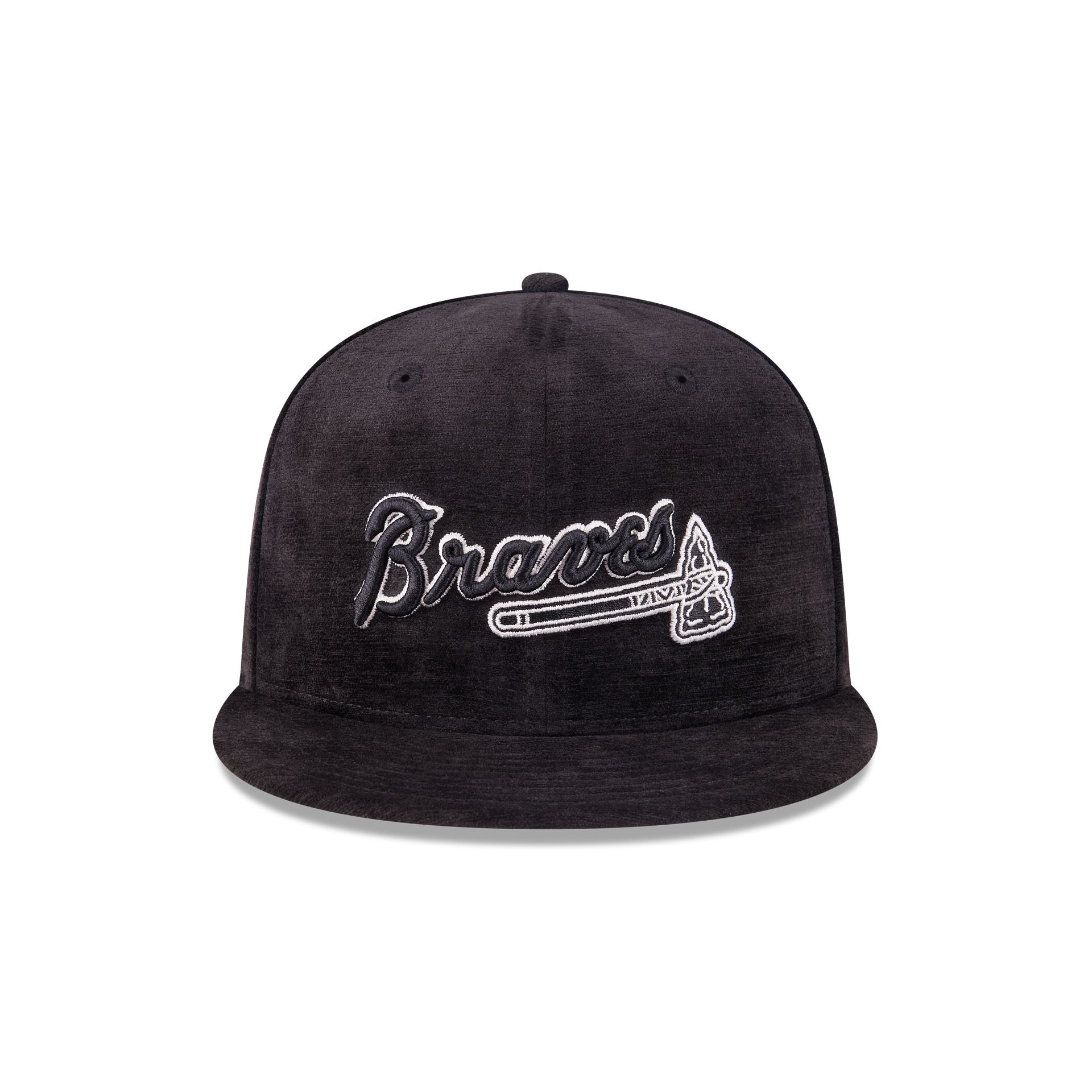 Alternative view of Atlanta Braves Black Velvet 59Fifty Fitted Hat