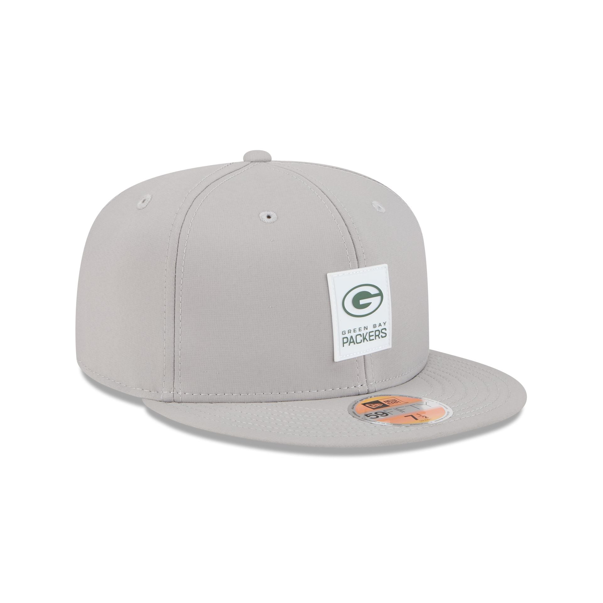 Green Bay Packers 2025 Sideline Hot Weather Gray 59Fifty Fitted Hat - Image 3