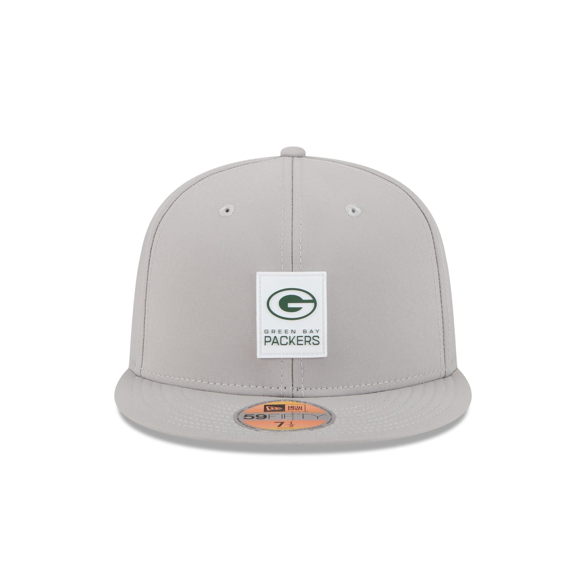 Green Bay Packers 2025 Sideline Hot Weather Gray 59Fifty Fitted Hat - Image 2