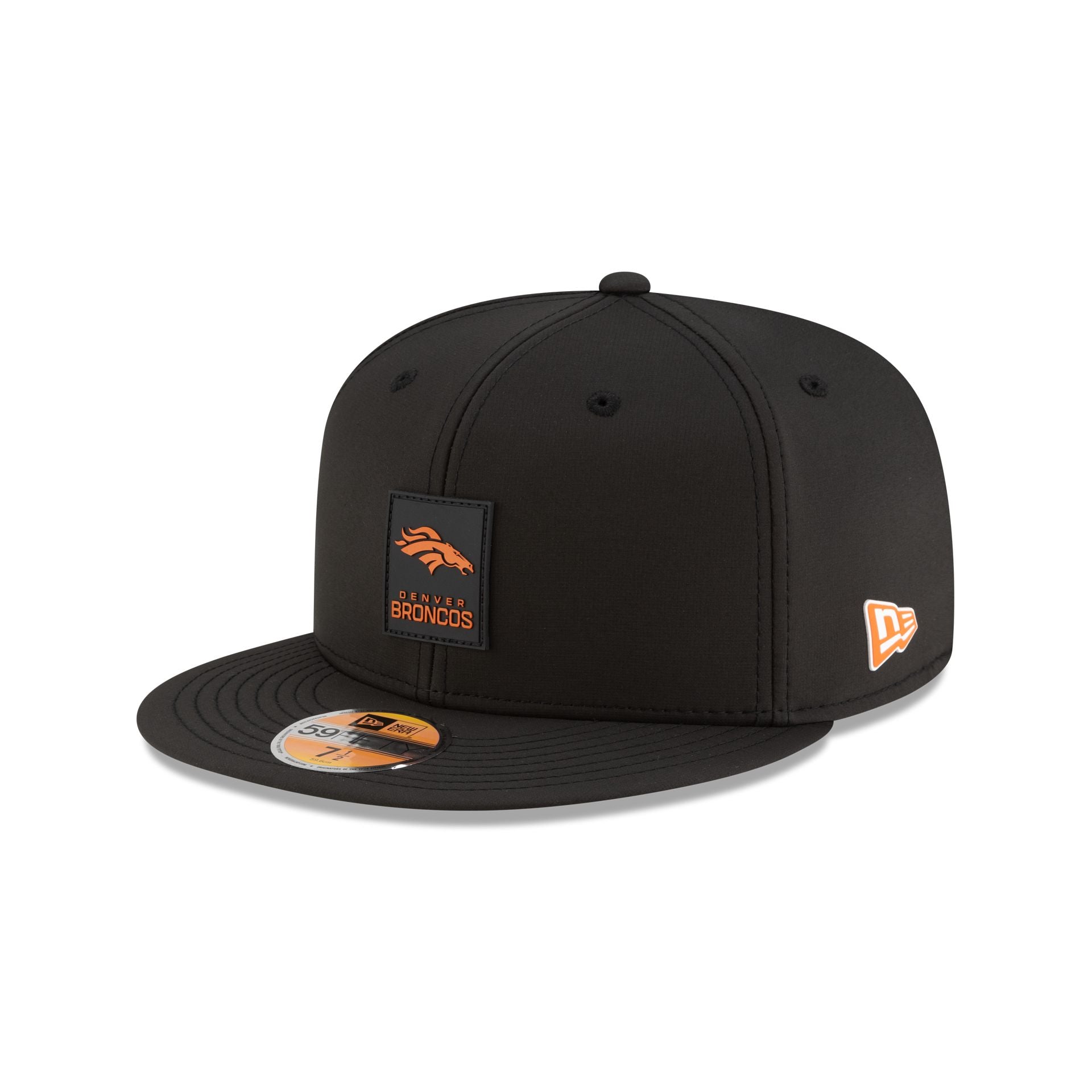 Denver Broncos 2025 Sideline Hot Weather Black 59Fifty Fitted Hat