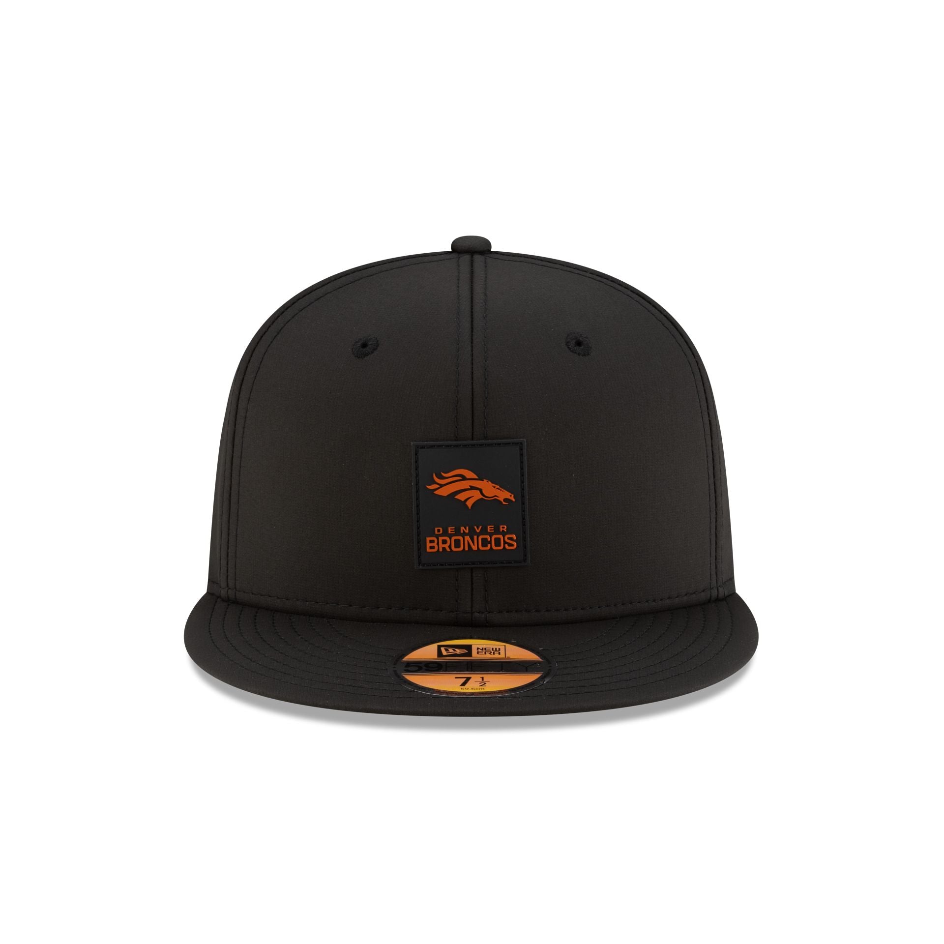 Alternative view of Denver Broncos 2025 Sideline Hot Weather Black 59Fifty Fitted Hat