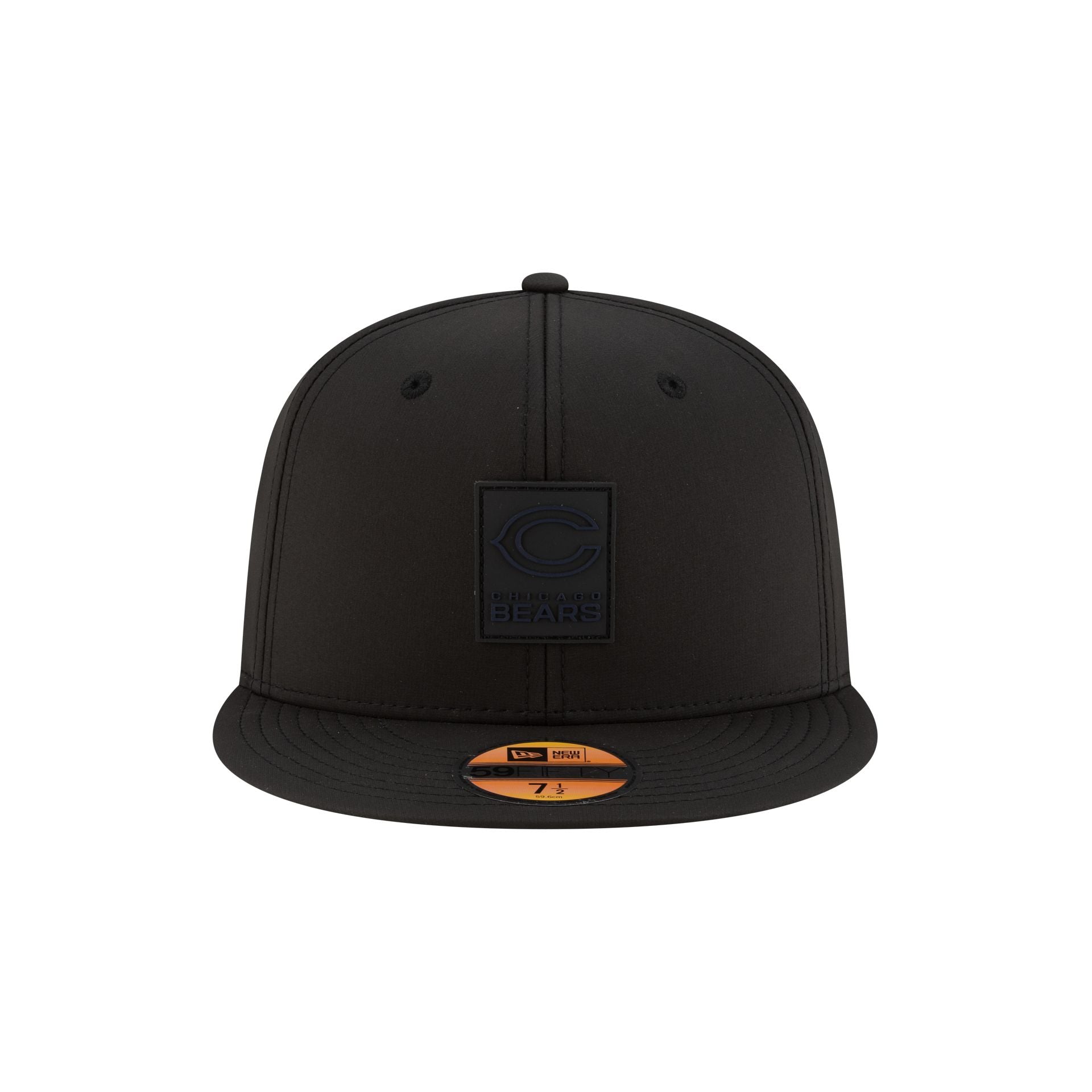 Alternative view of Chicago Bears 2025 Sideline Hot Weather Black C 59Fifty Fitted Hat