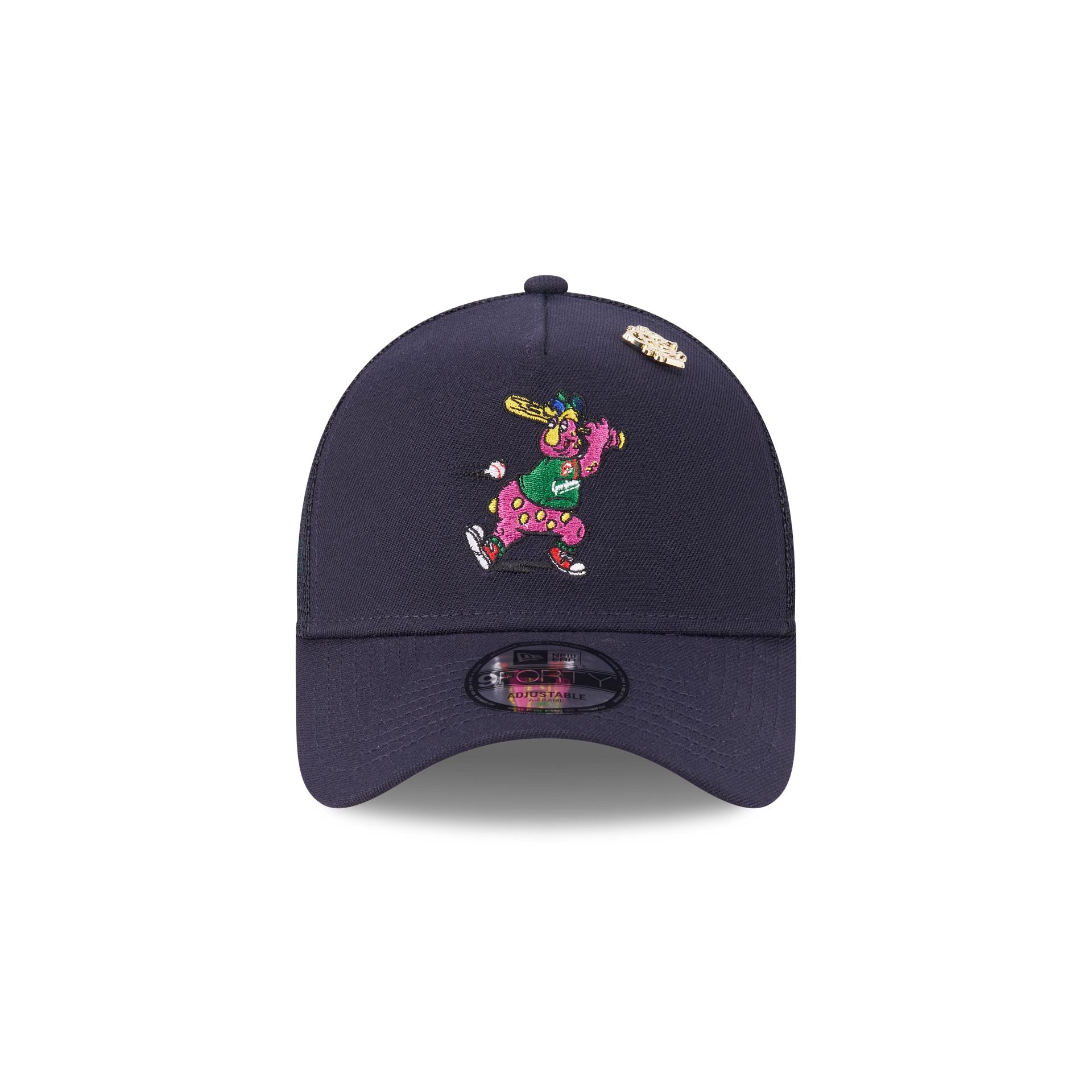 Alternative view of Big League Chew X Cleveland Guardians 9Forty A-Frame Trucker Hat