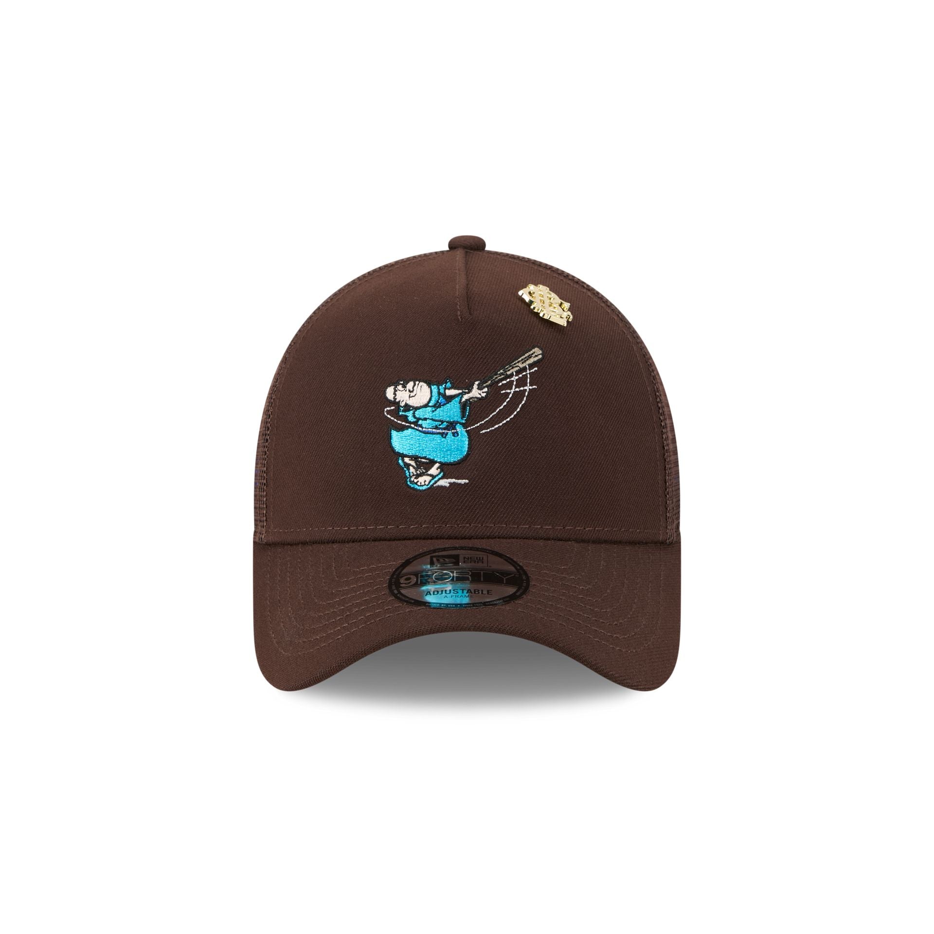 Alternative view of Big League Chew X San Diego Padres 9Forty A-Frame Trucker Hat