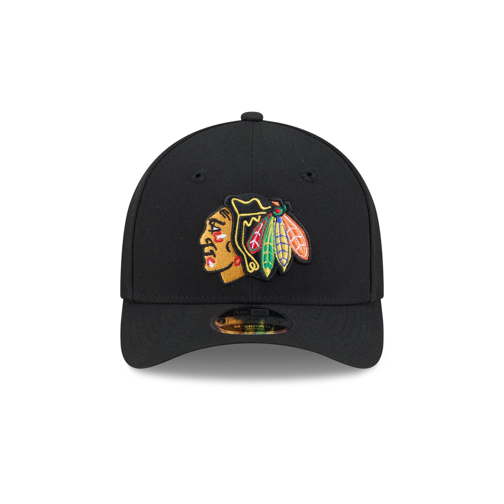 Alternative view of Chicago Blackhawks Team Black 9Forty M-Crown Snapback Hat