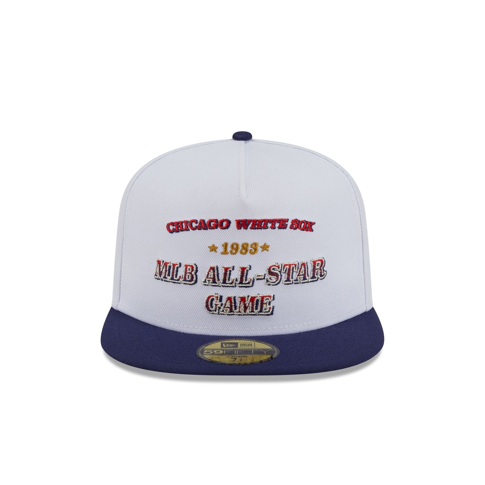 Alternative view of Chicago White Sox Summer Derby White 59Fifty A-Frame Fitted Hat