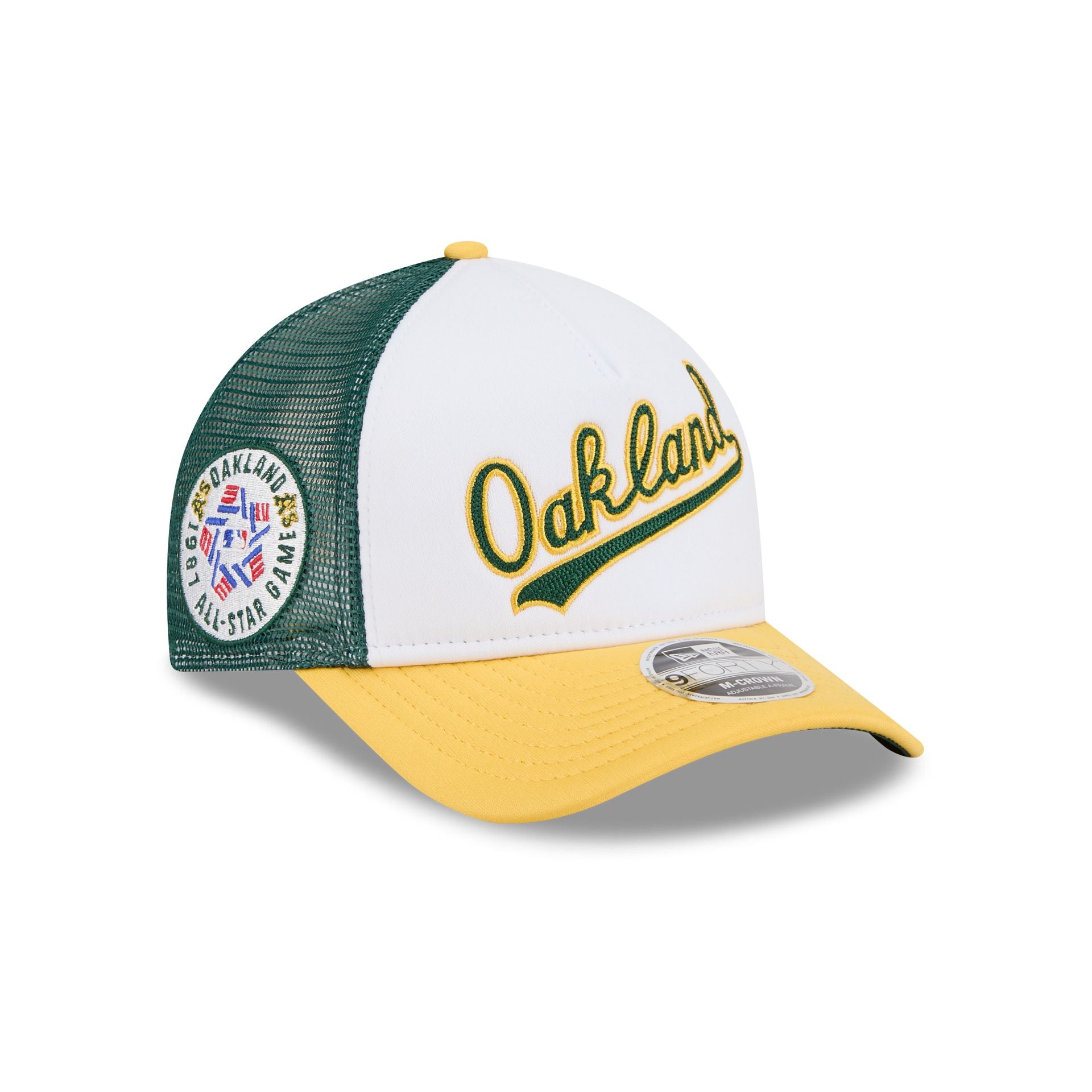 Athletics Summer Derby 9Forty M-Crown A-Frame Snapback Hat