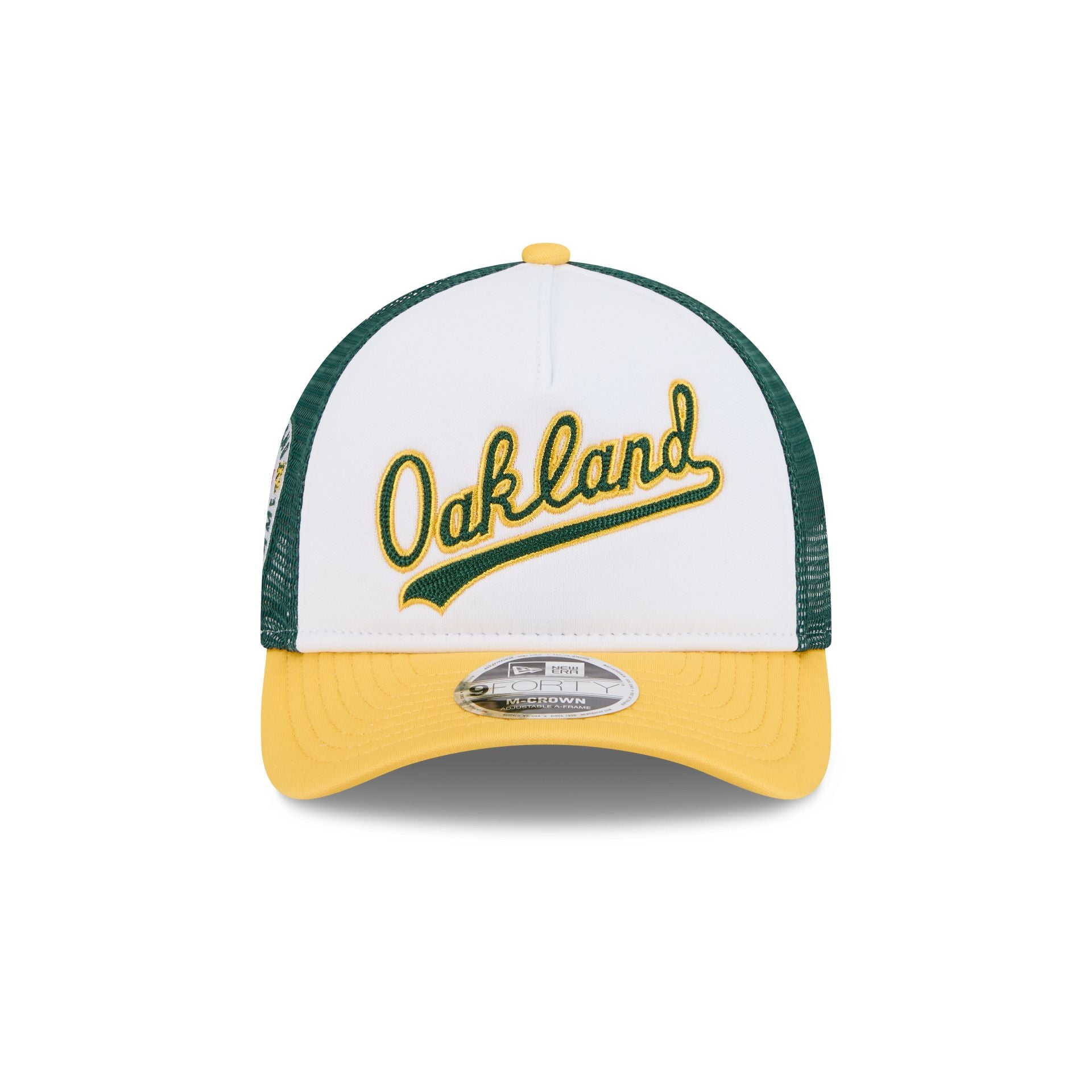 Alternative view of Athletics Summer Derby 9Forty M-Crown A-Frame Snapback Hat