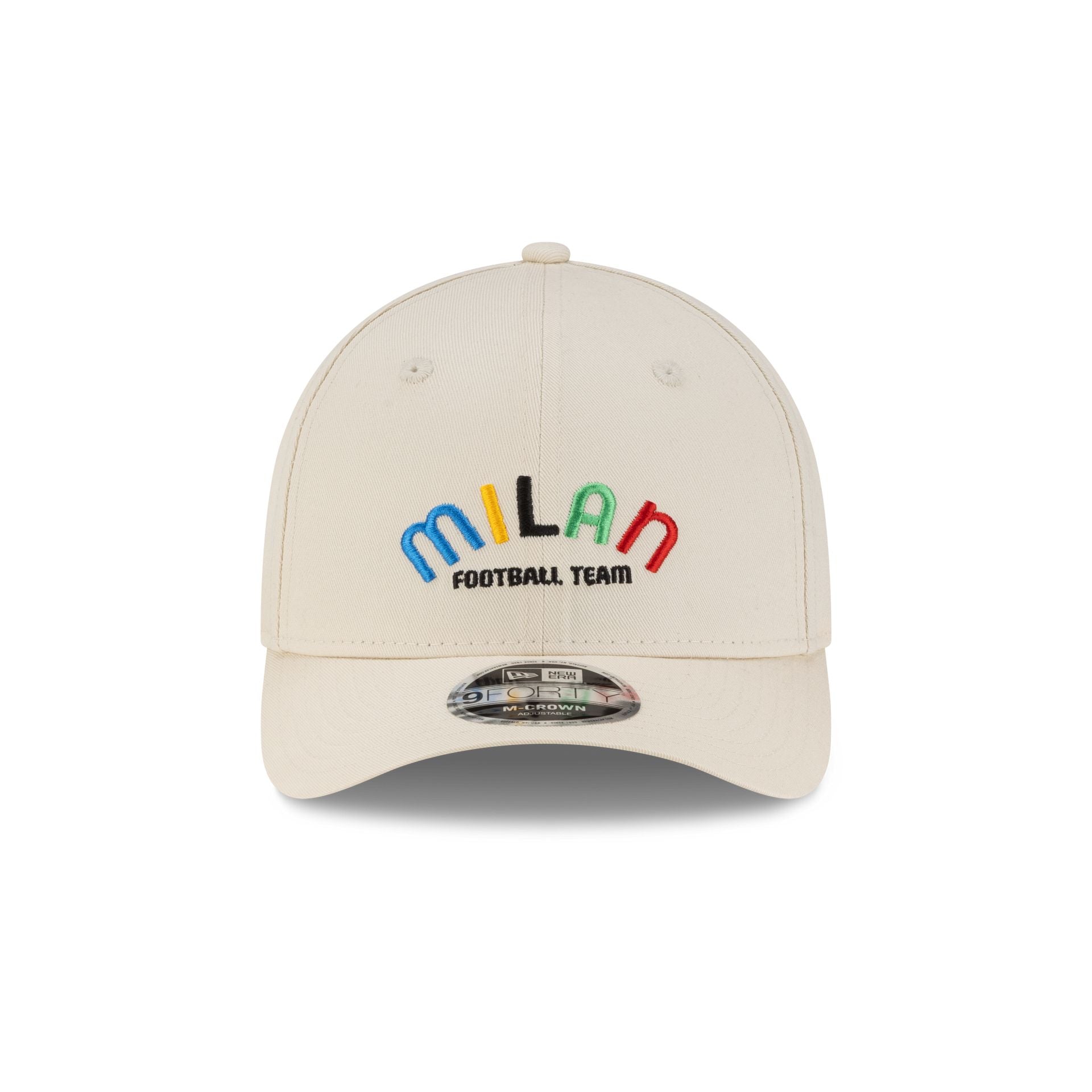 Alternative view of Ac Milan Wordmark Chrome 9Forty M-Crown Snapback Hat