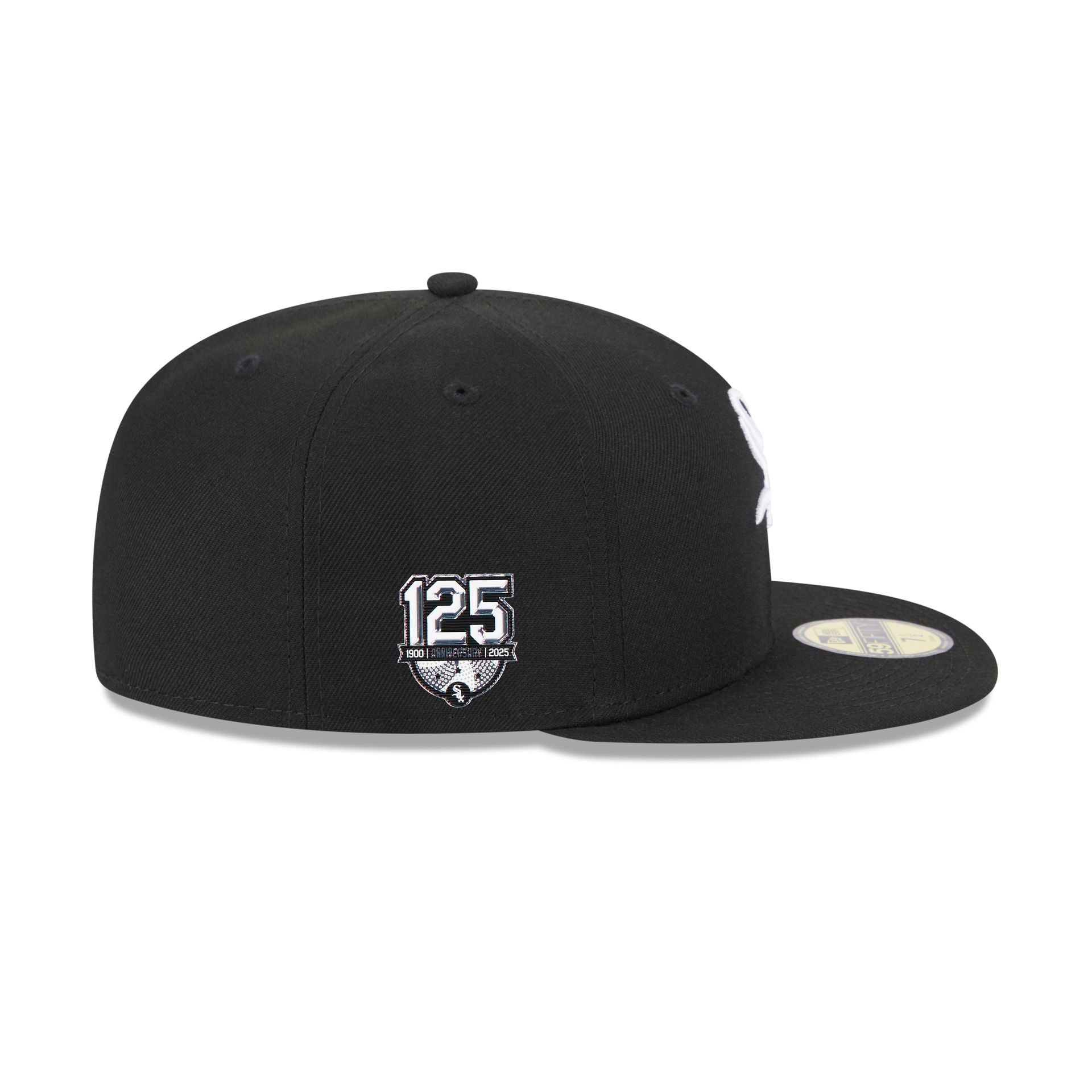 Chicago White Sox 125Th Anniversary 59Fifty Fitted Hat - Image 4