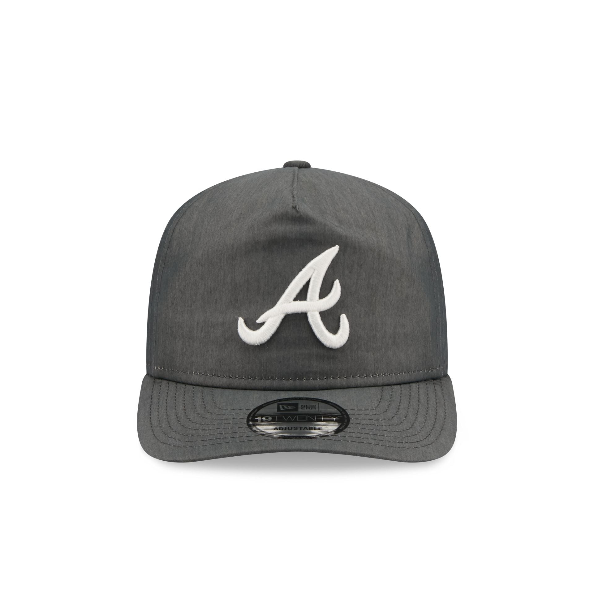 Alternative view of Atlanta Braves Heather Gray Nylon 19Twenty Adjustable Hat